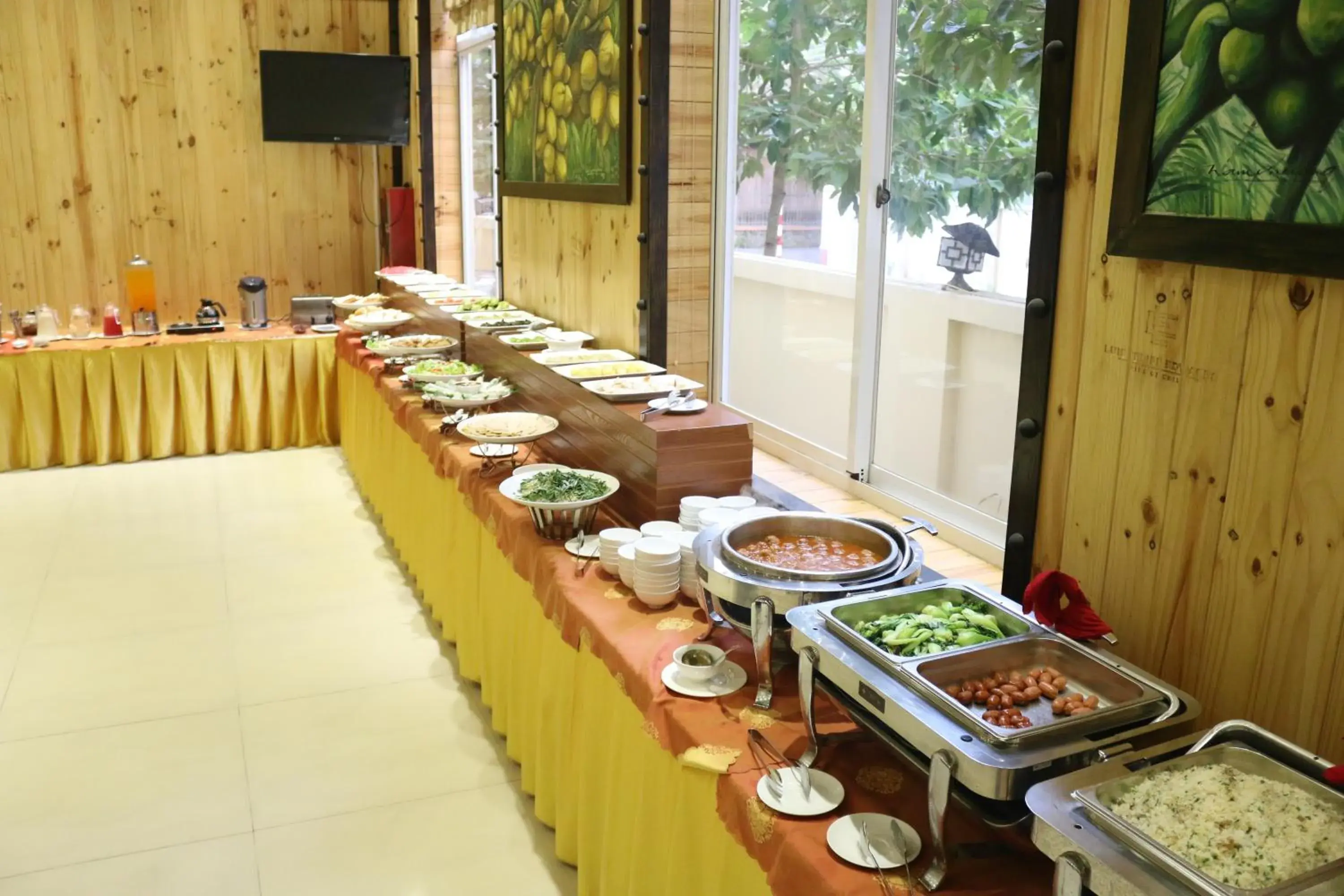 Buffet breakfast in Viet Uc Hotel Buffet breakfast in Viet Uc Hotel