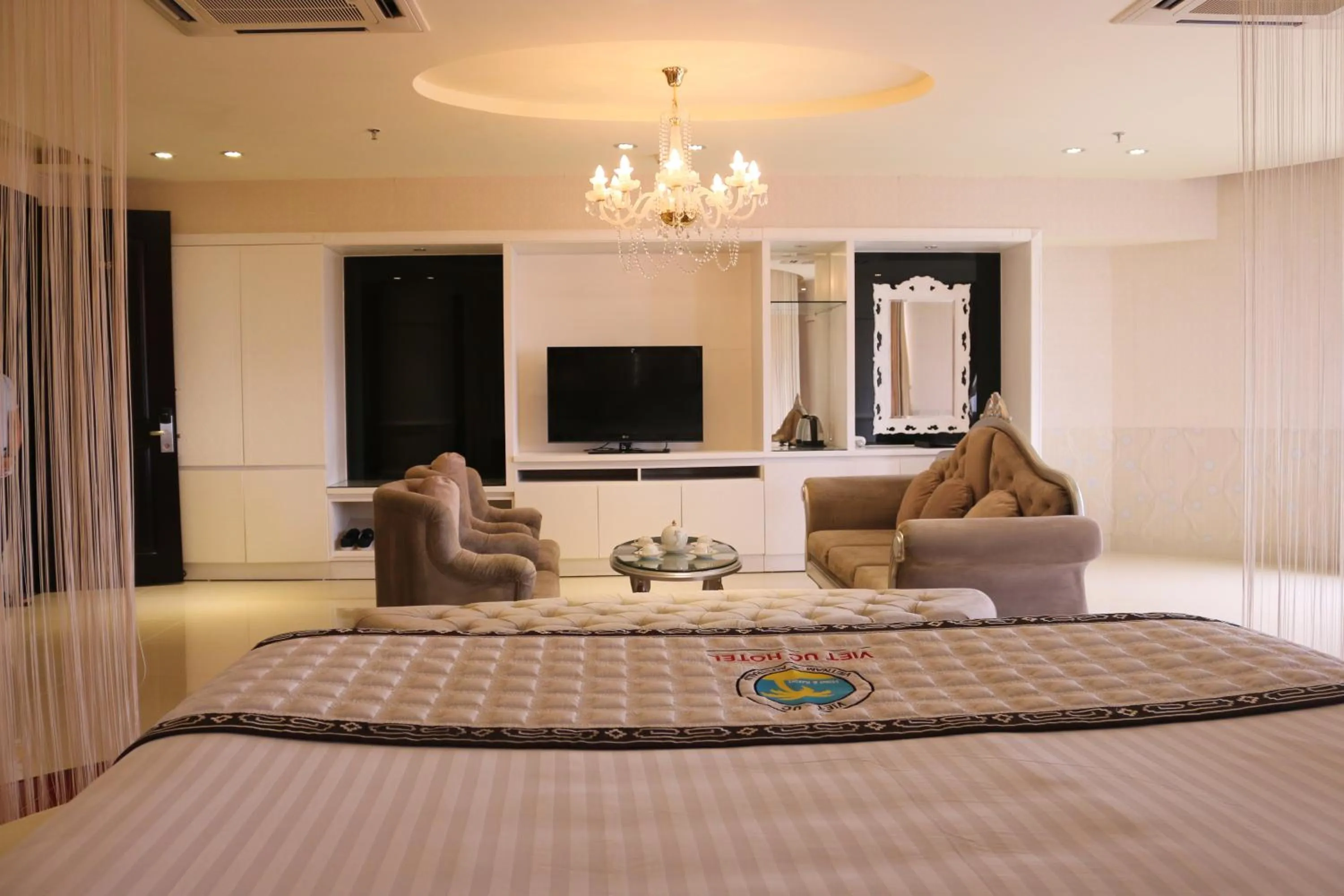 Bed in Viet Uc Hotel