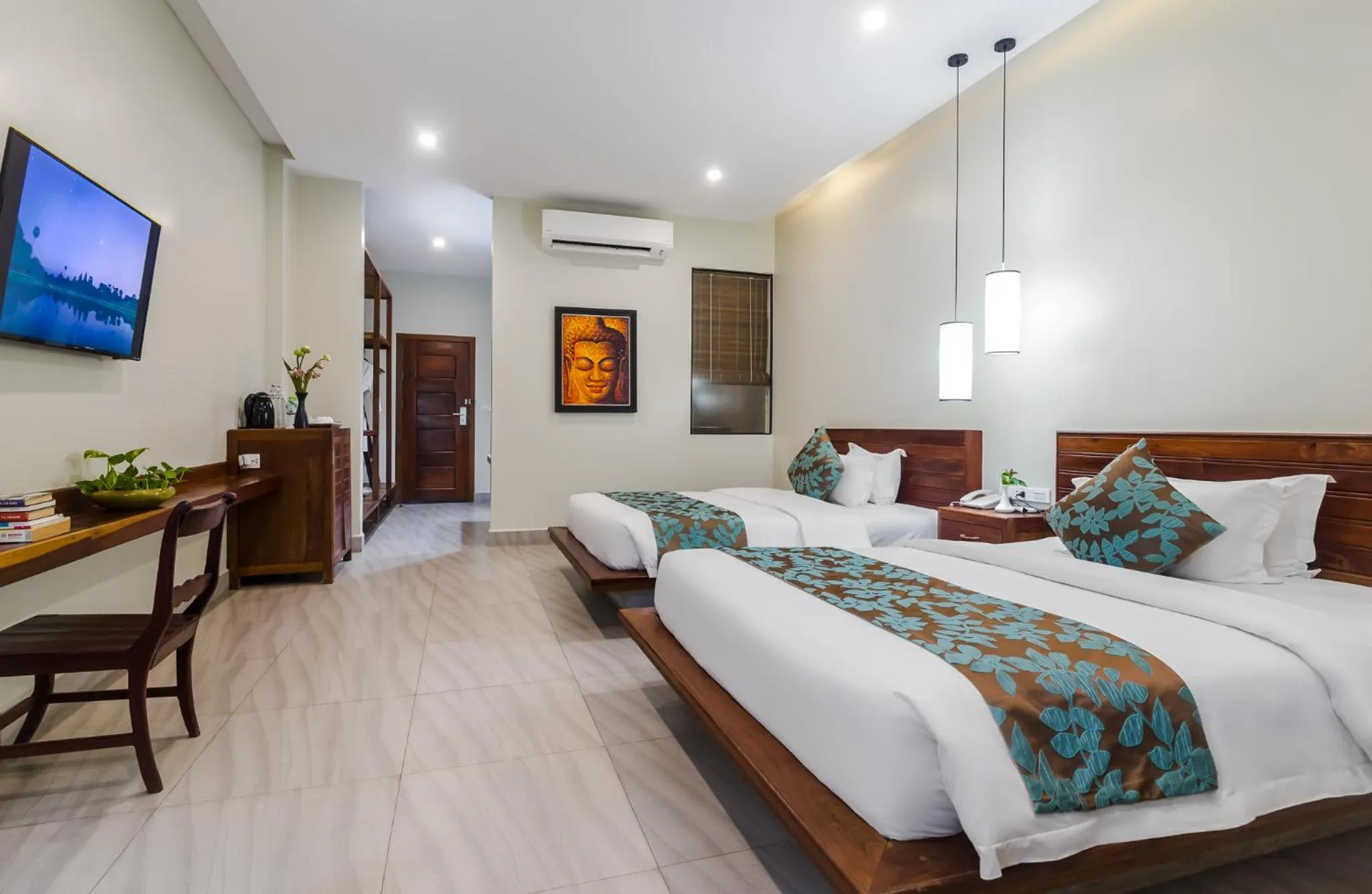 Photo of the whole room, Bed in Bayon Modern Residence