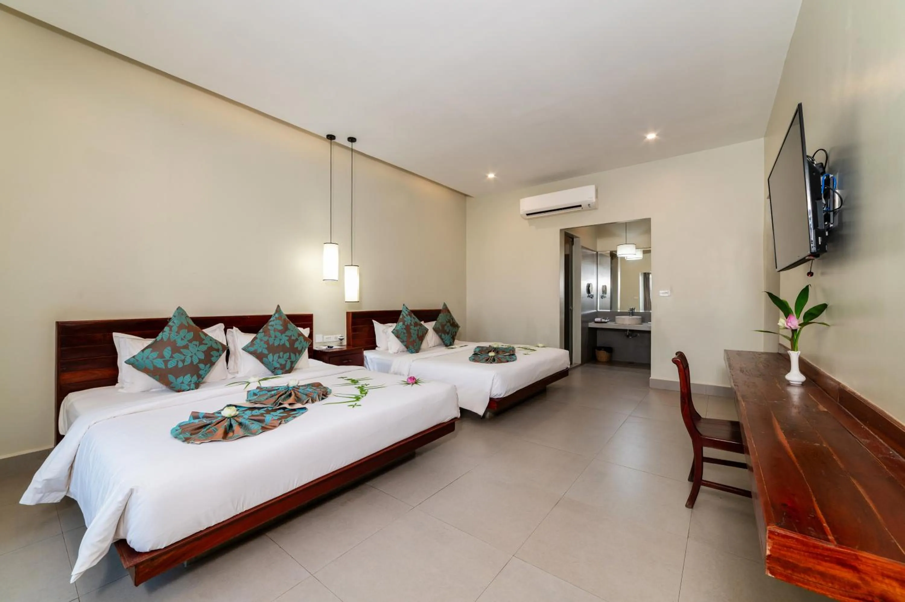 Bed in Bayon Modern Residence