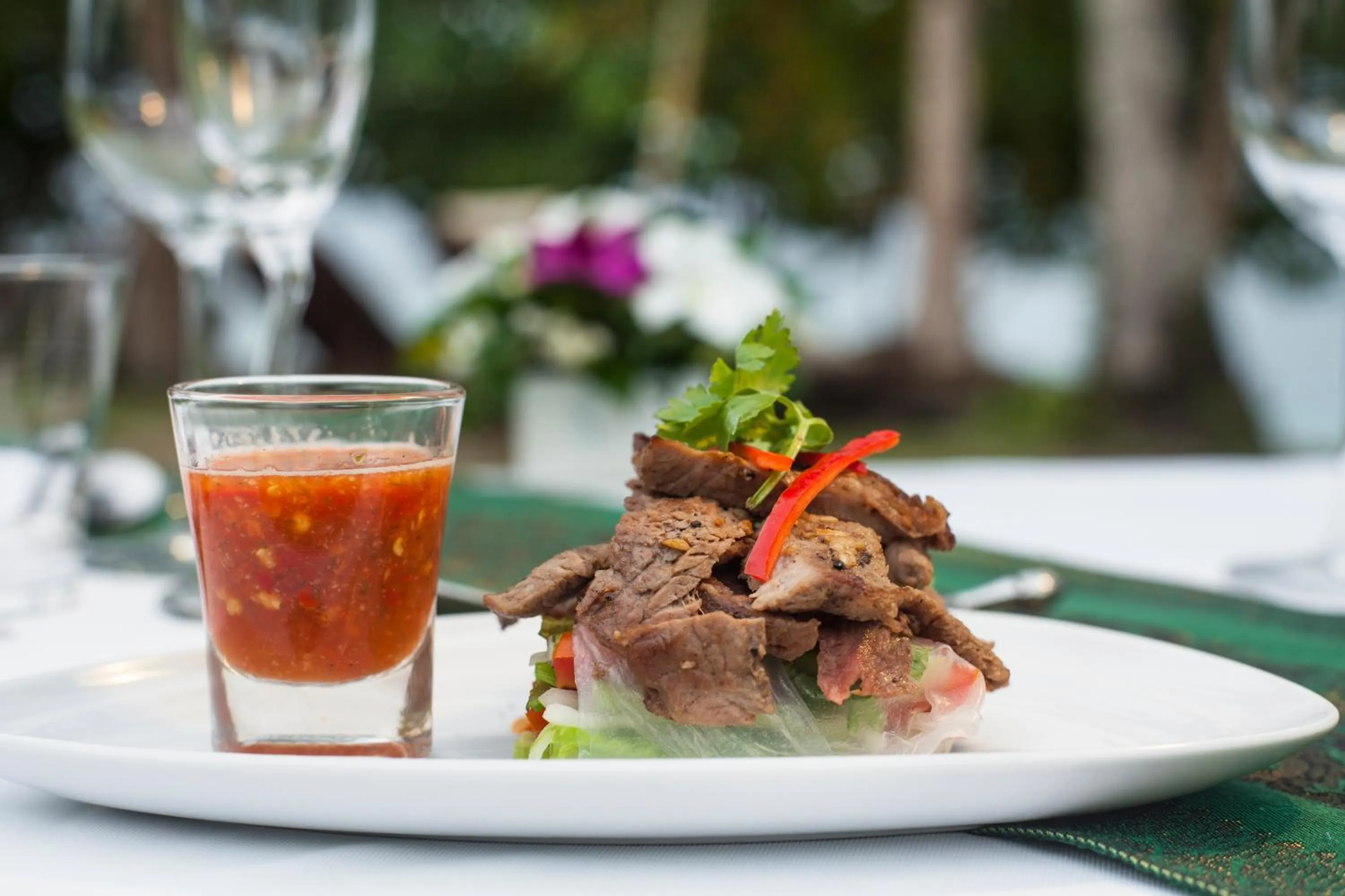 Food close-up in Koyao Island Resort