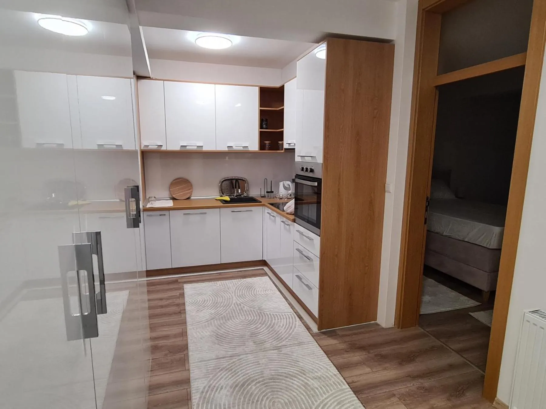 Kitchen or kitchenette in Hotel Kakanj