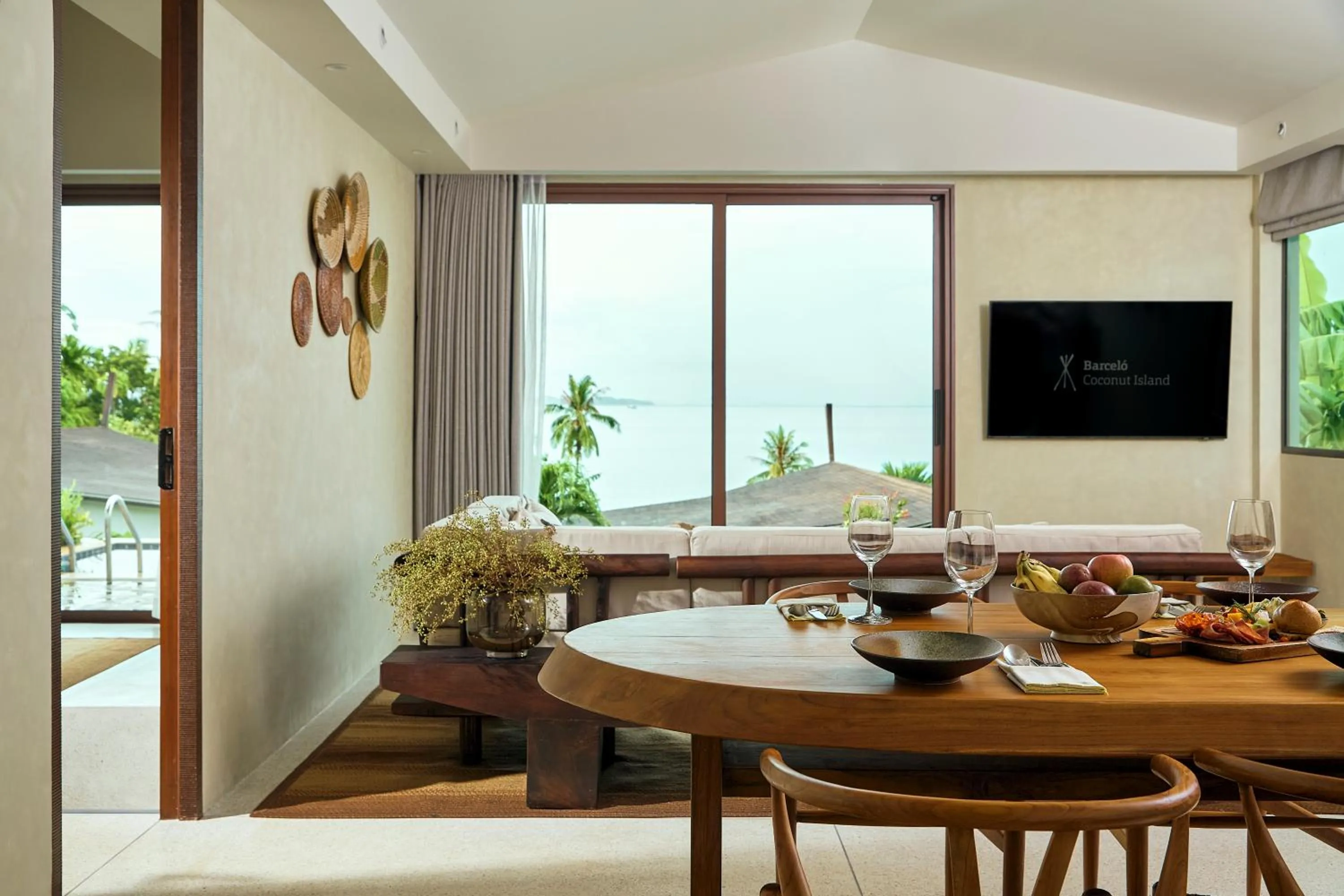 Living room in Barcelo Coconut Island, Phuket