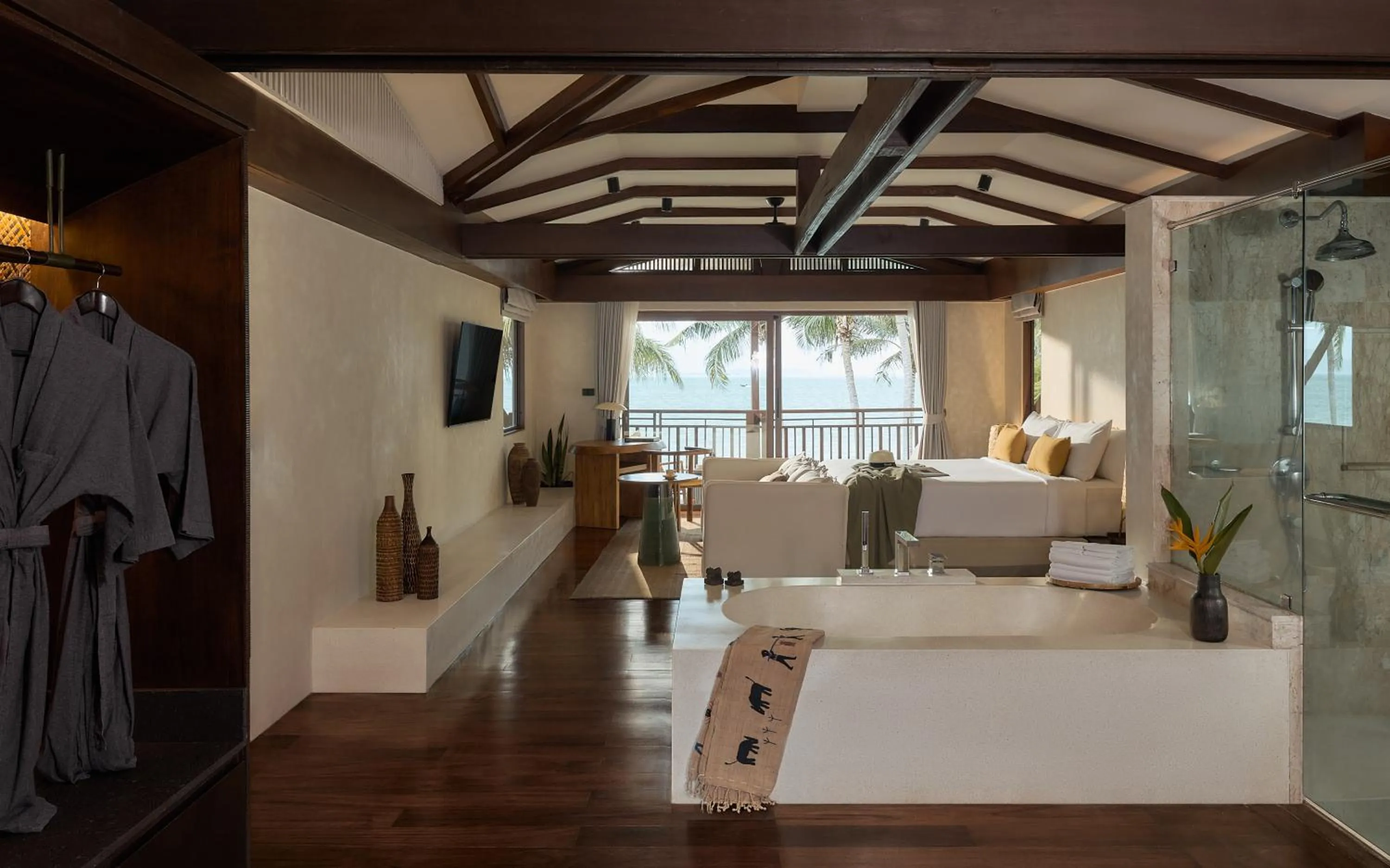 Bed in Barcelo Coconut Island, Phuket