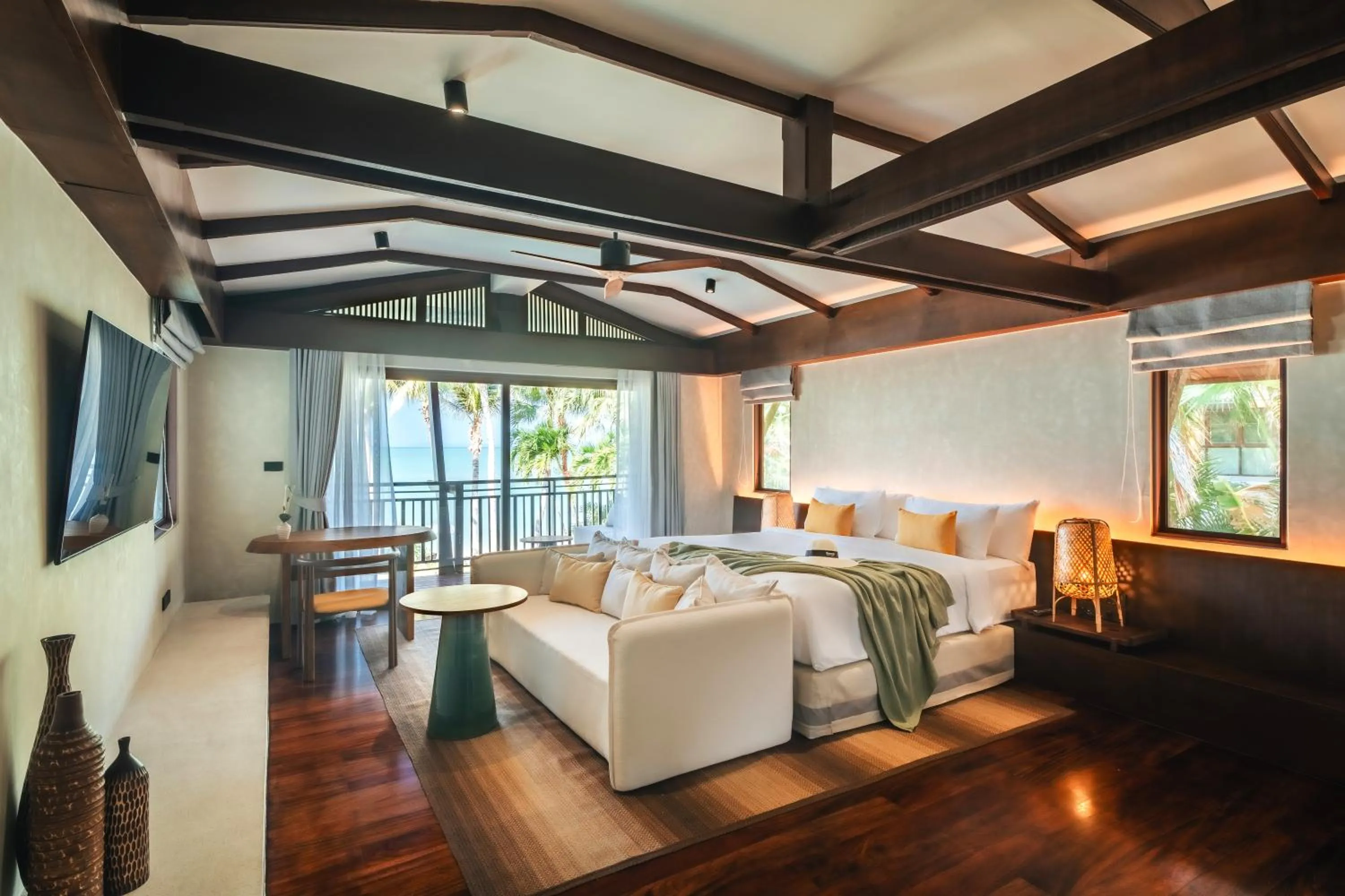 Bedroom, Bed in Barcelo Coconut Island, Phuket