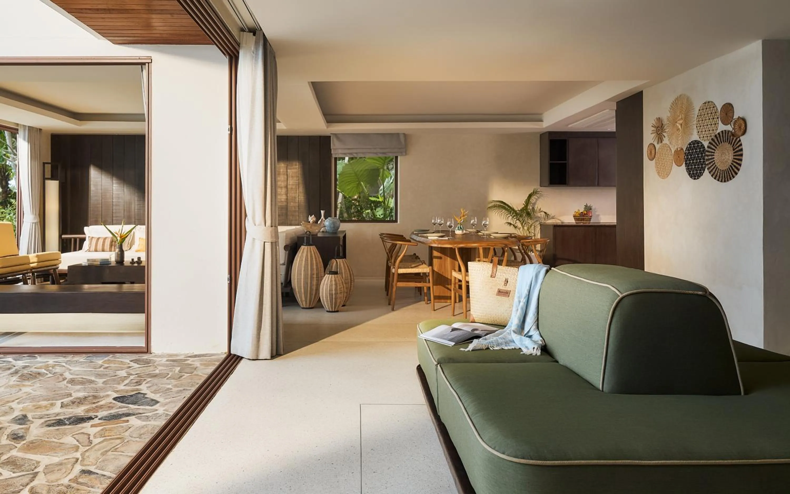 Living room, Bed in Barcelo Coconut Island, Phuket