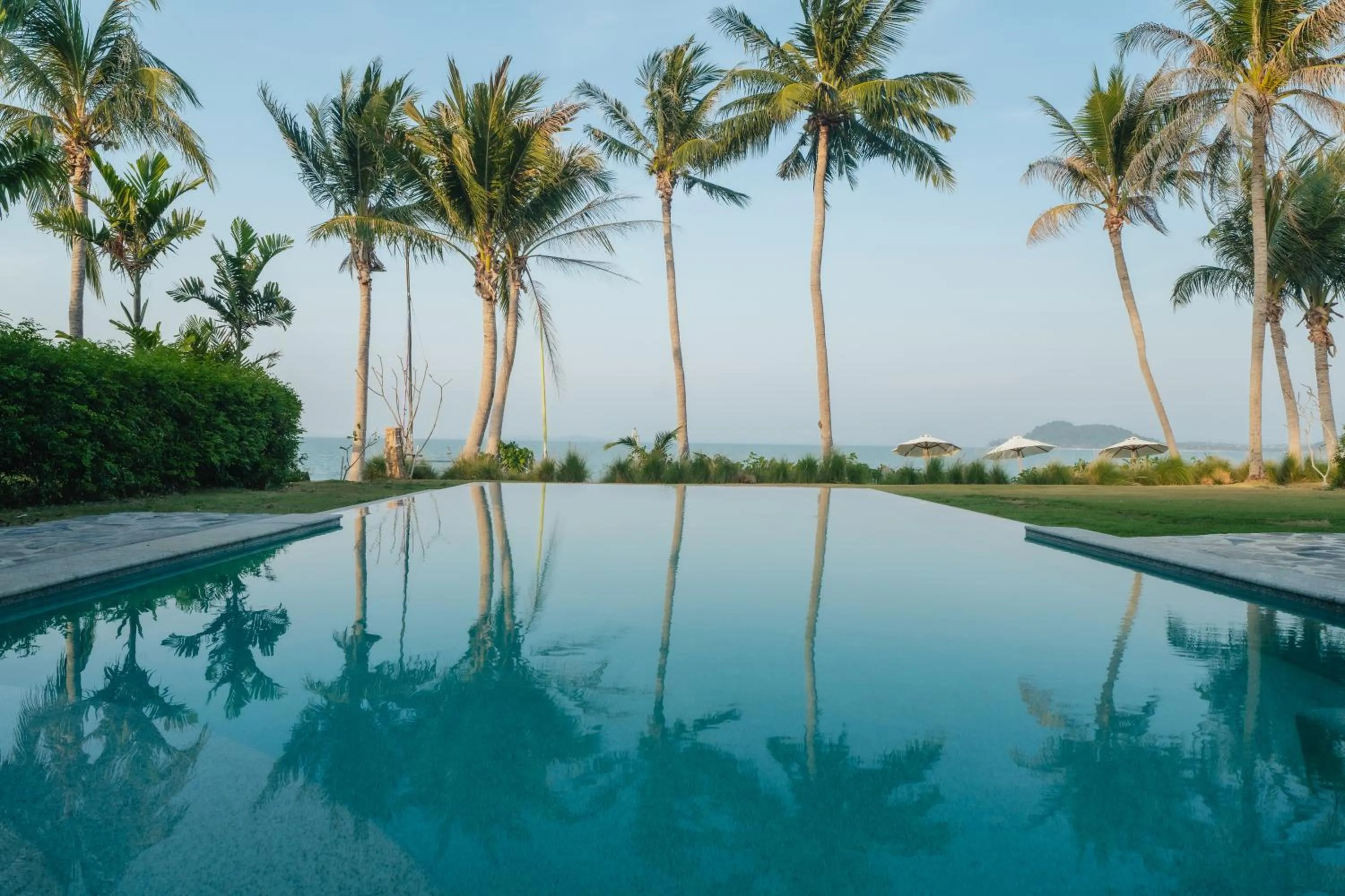 Swimming pool in Barcelo Coconut Island, Phuket