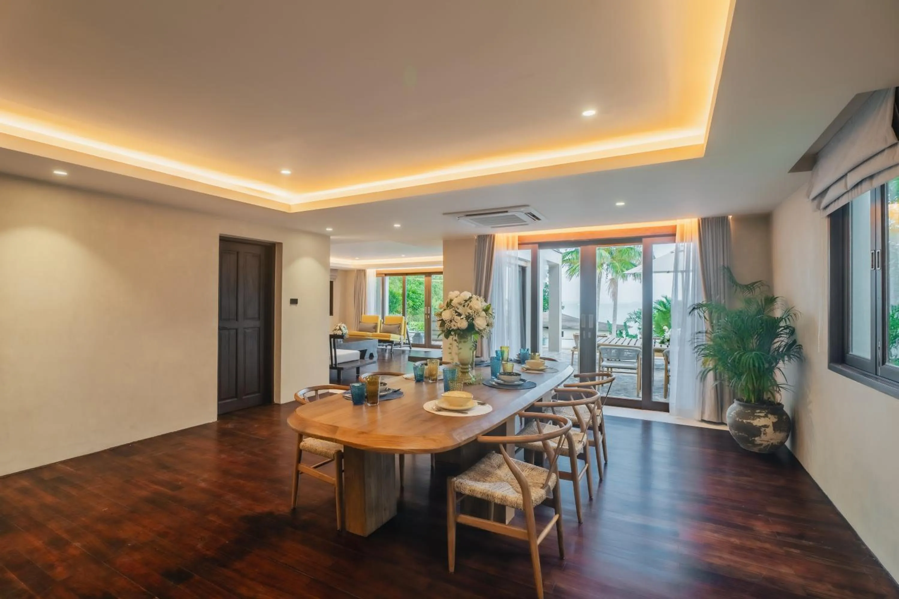Dining area in Barcelo Coconut Island, Phuket