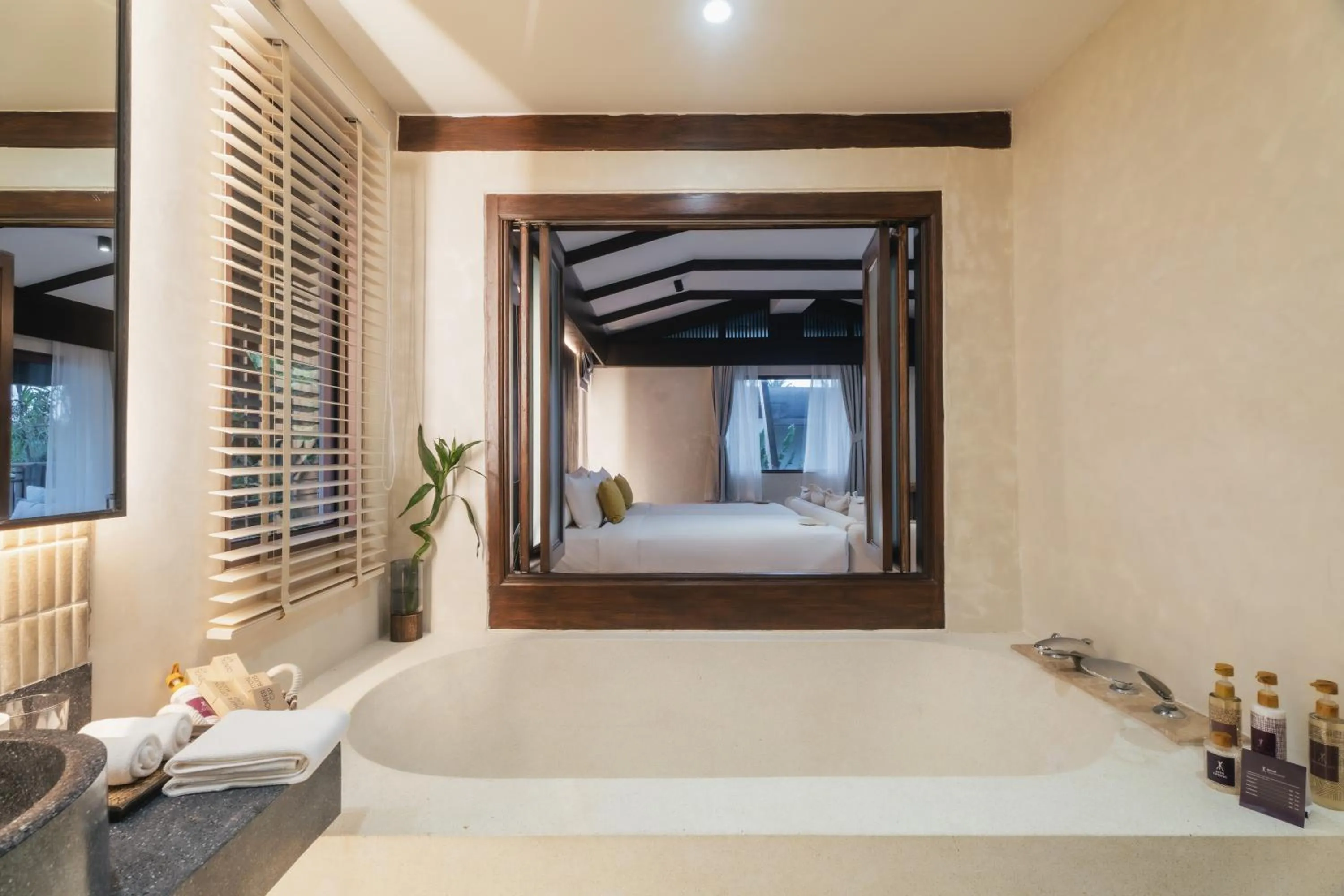 Bathroom, Bed in Barcelo Coconut Island, Phuket