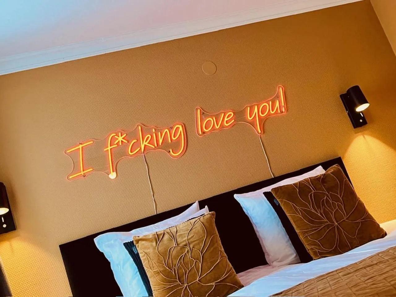 Bed in Hotel Janssen