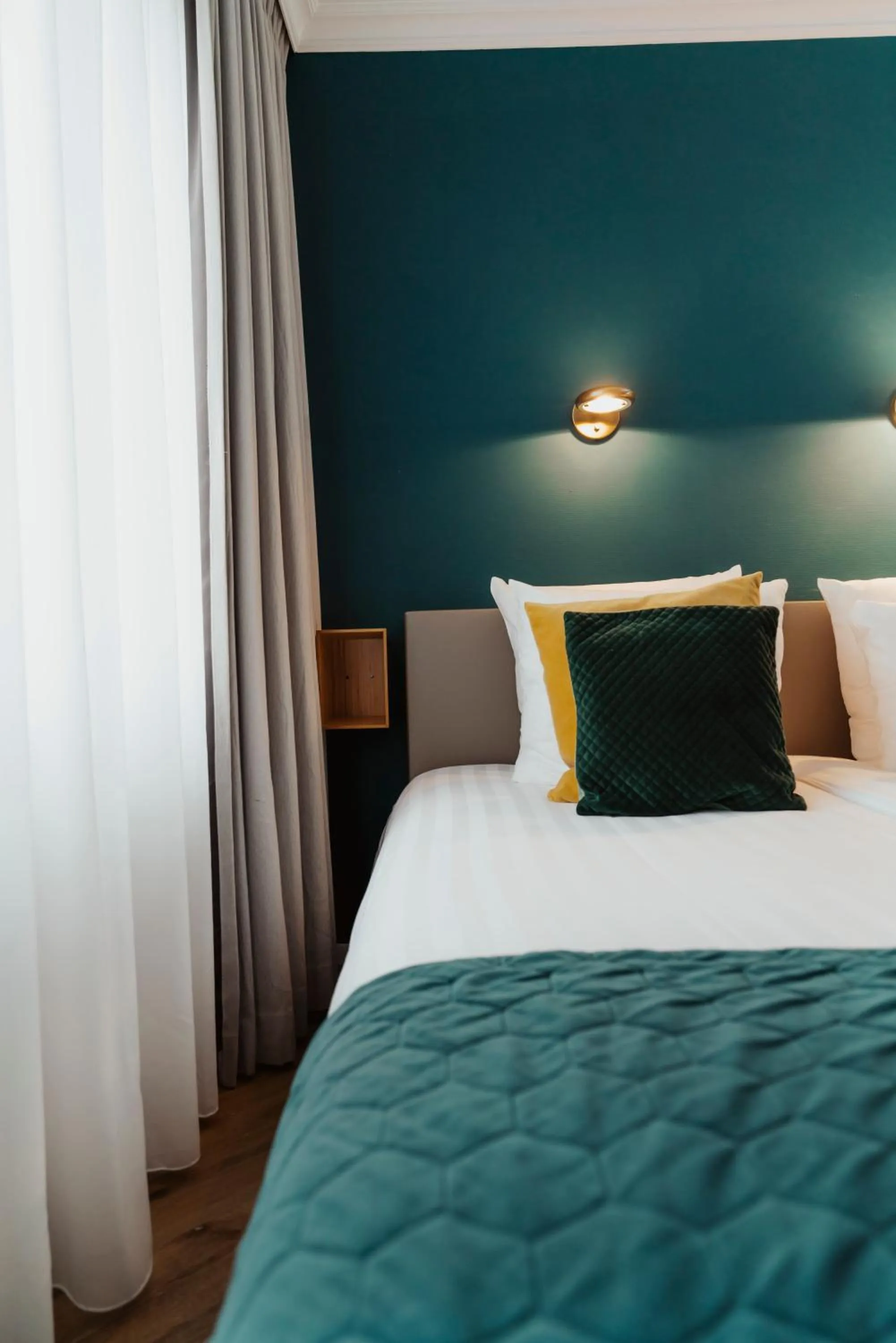 Bed in Hotel Janssen