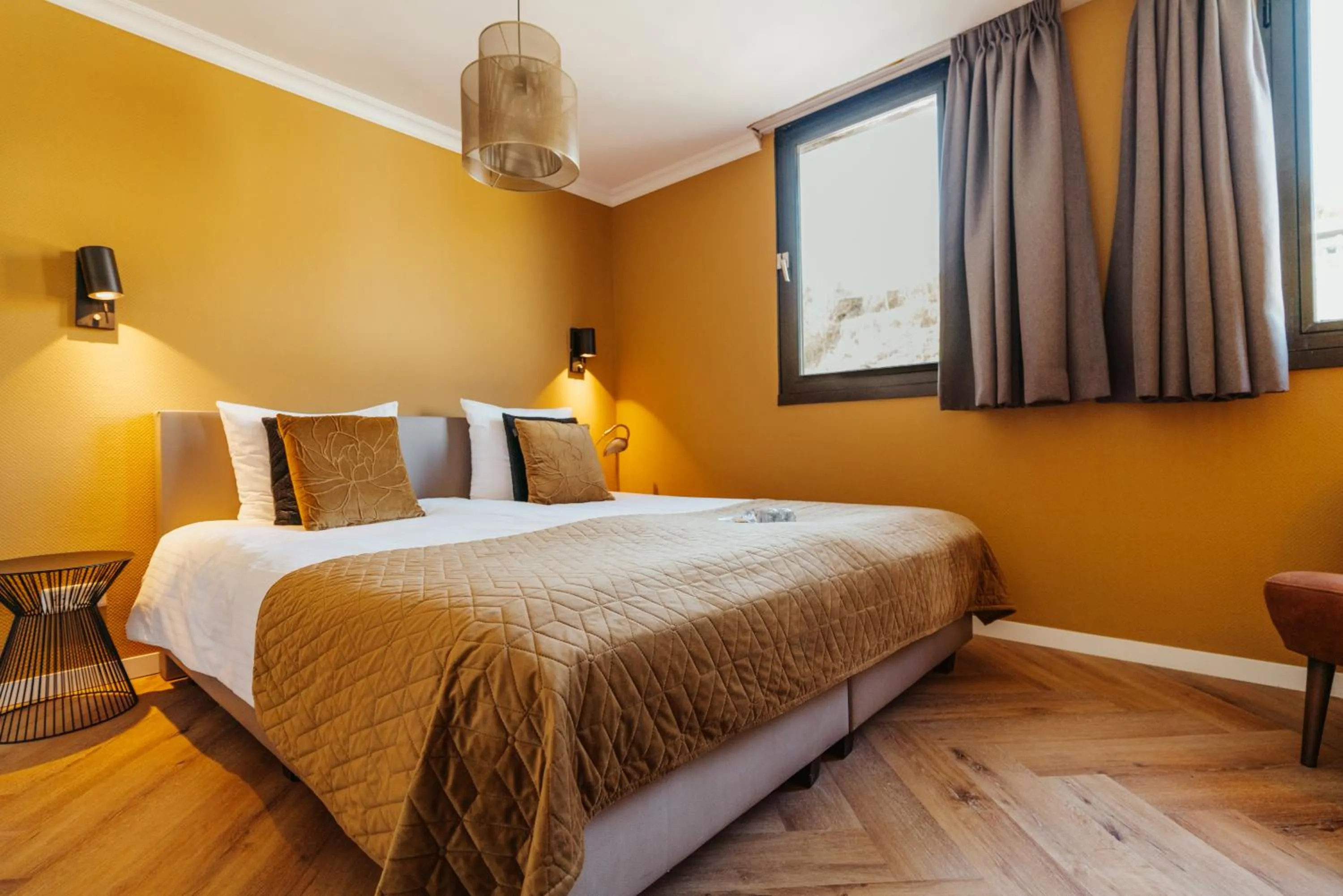 Bed in Hotel Janssen