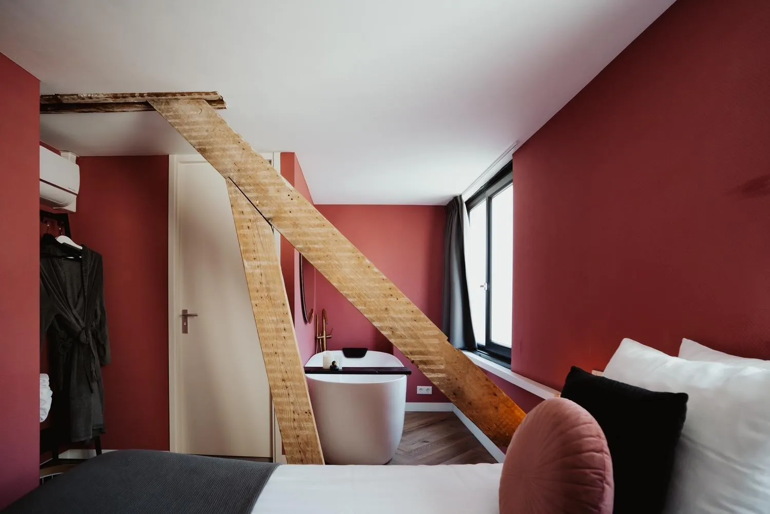 Bed in Hotel Janssen