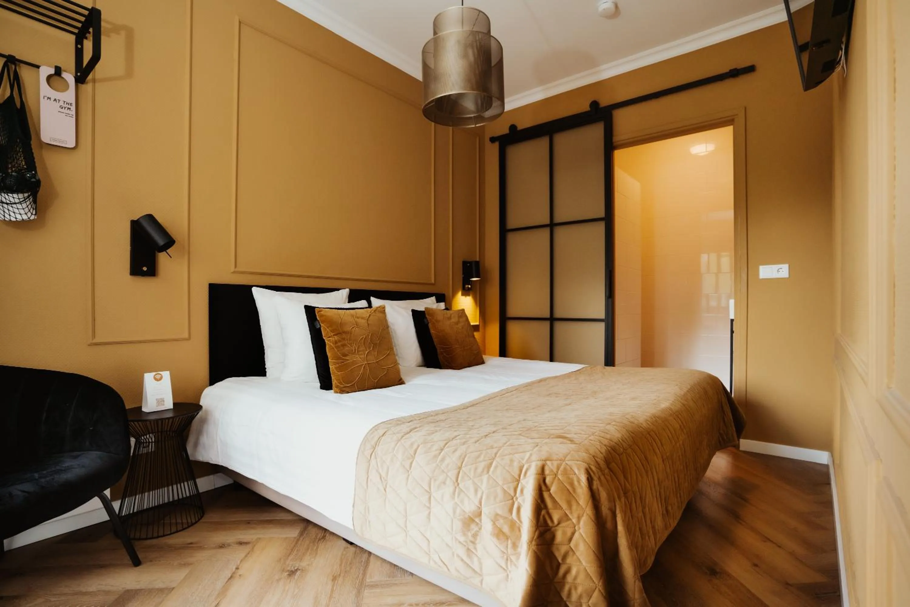 Bed in Hotel Janssen