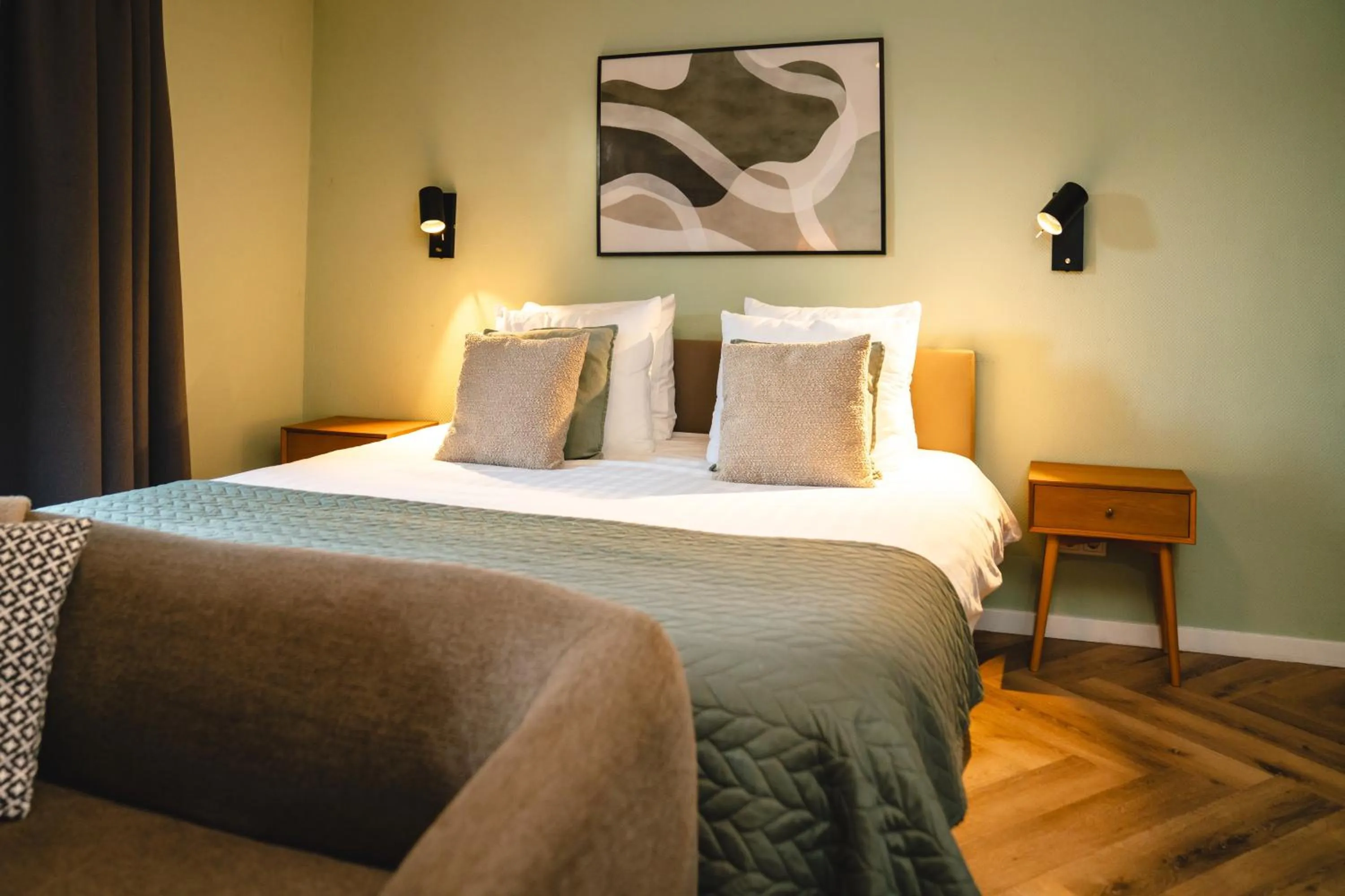 Bed in Hotel Janssen