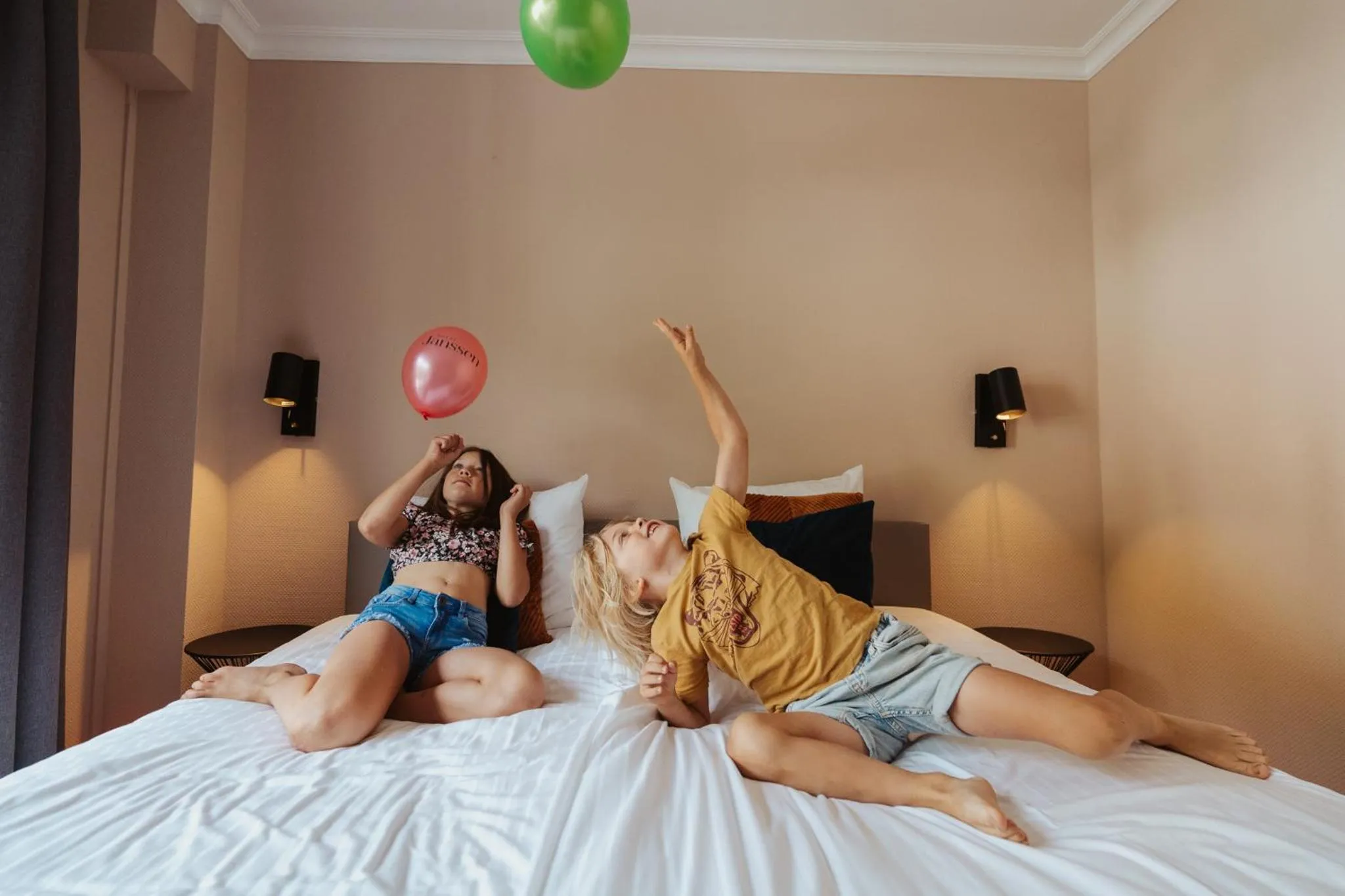 Bed in Hotel Janssen