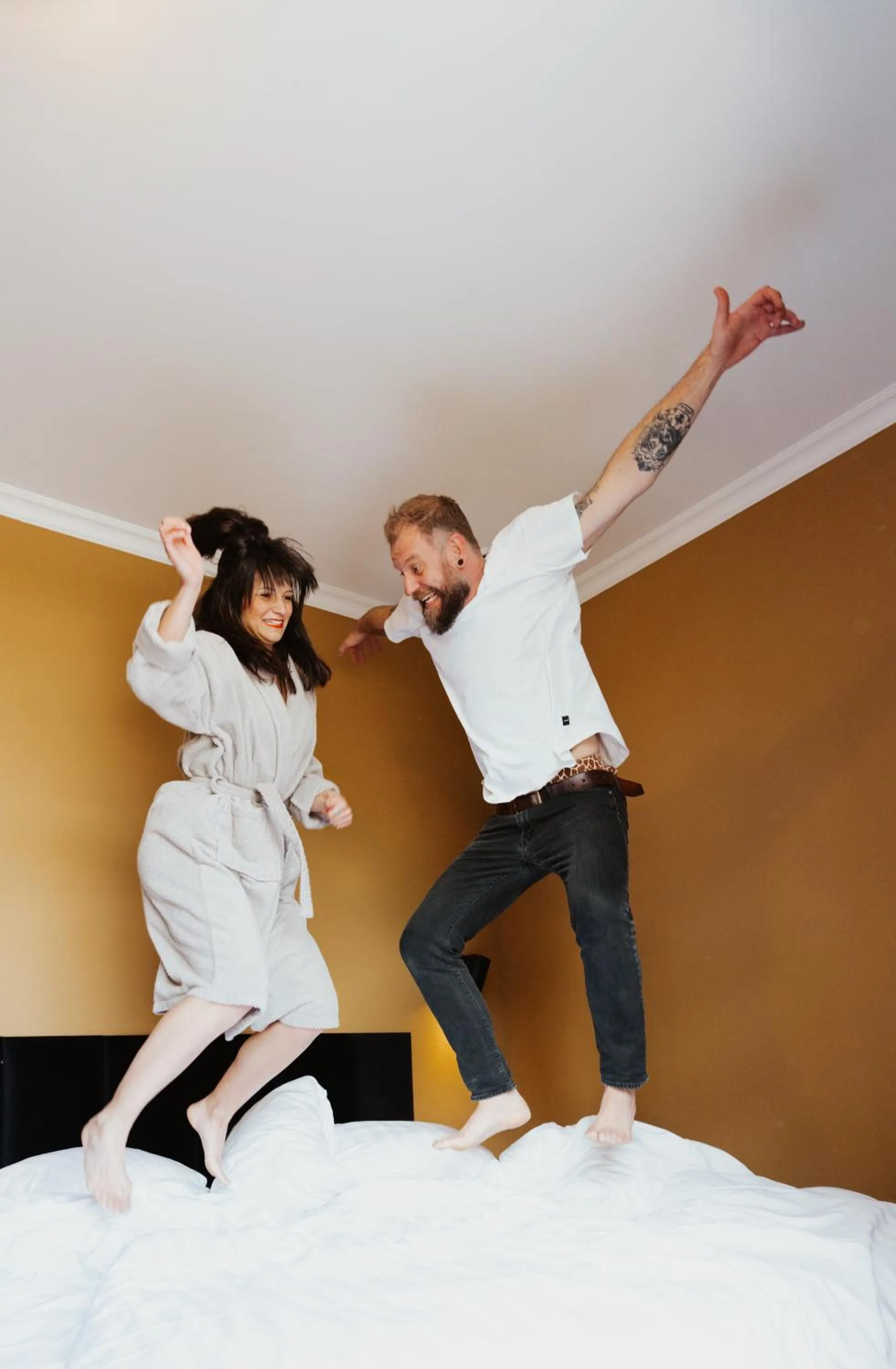 Bed in Hotel Janssen