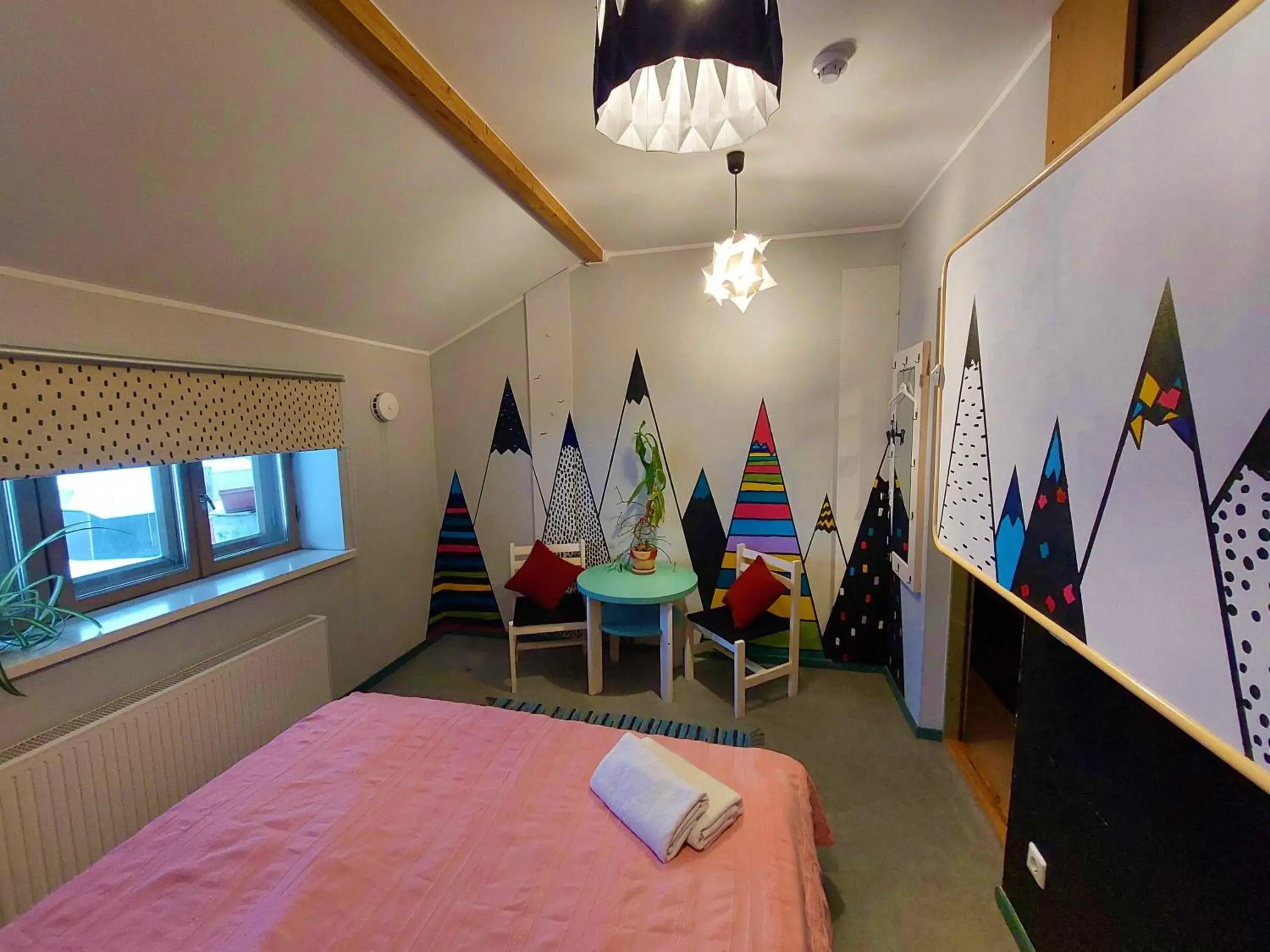 Double or Twin Room with Terrace and Shared Bathroom in Looming Hostel Double or Twin Room with Terrace and Shared Bathroom in Looming Hostel