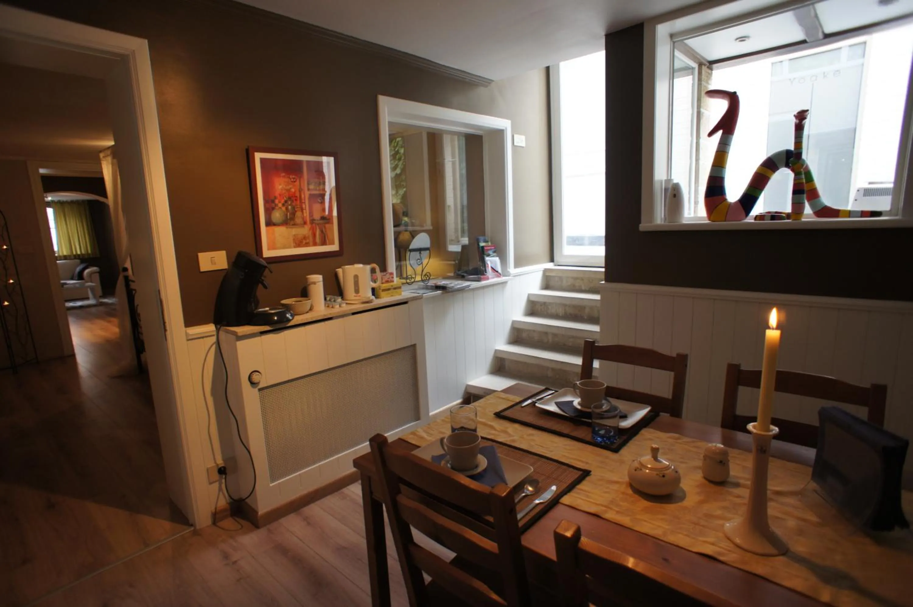 Dining area in B&B Wellness Yoake