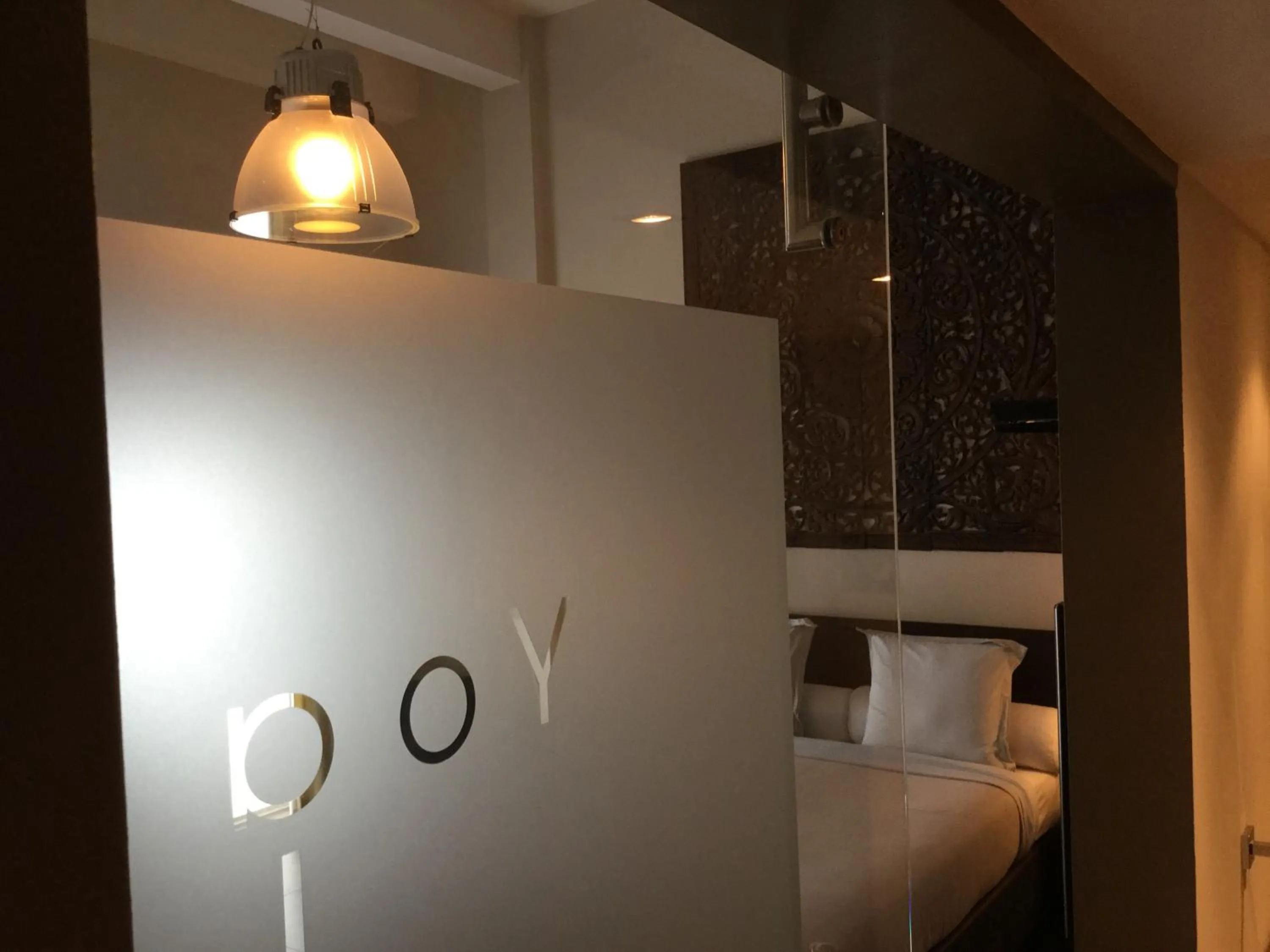 Decorative detail, Bed in B&B Wellness Yoake