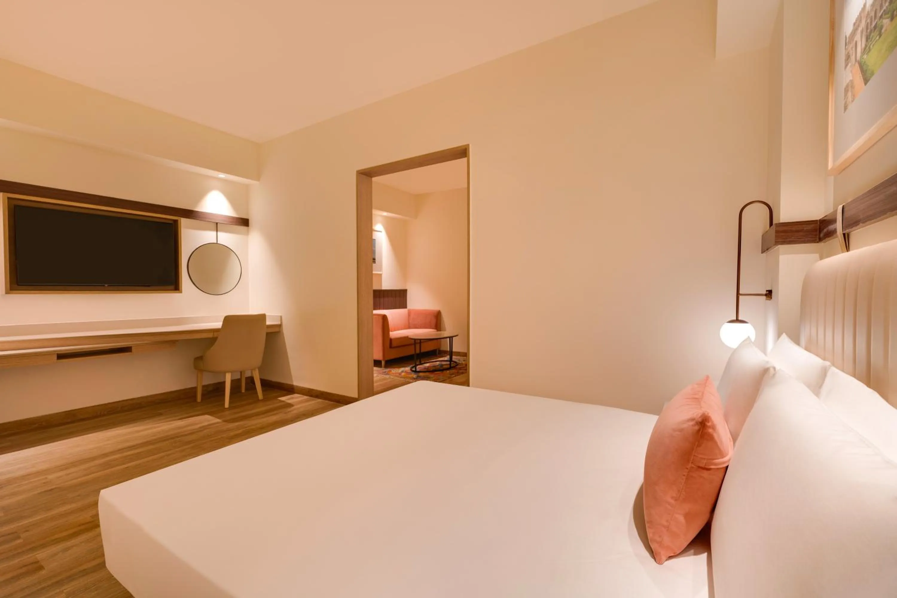 Bed in Red Fox by Lemon Tree Hotels, Hyderabad