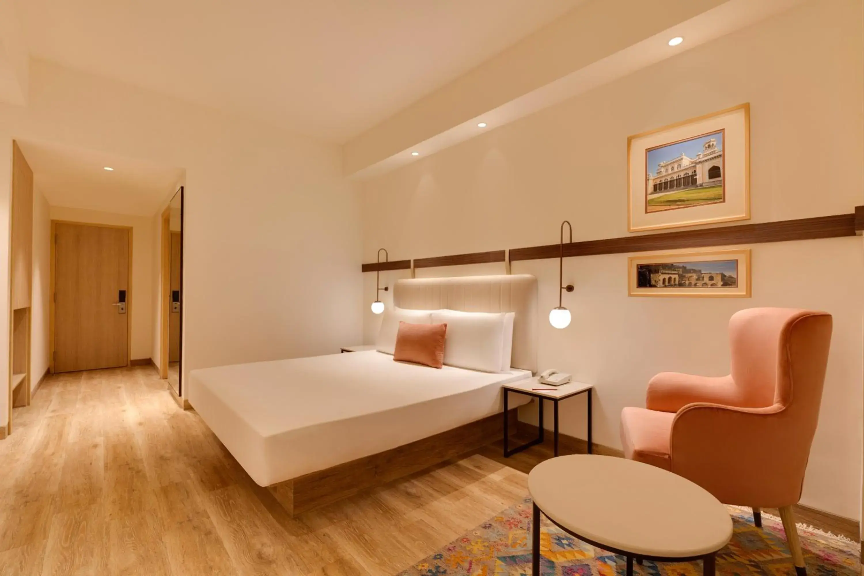 Bed in Red Fox by Lemon Tree Hotels, Hyderabad Bed in Red Fox by Lemon Tree Hotels, Hyderabad