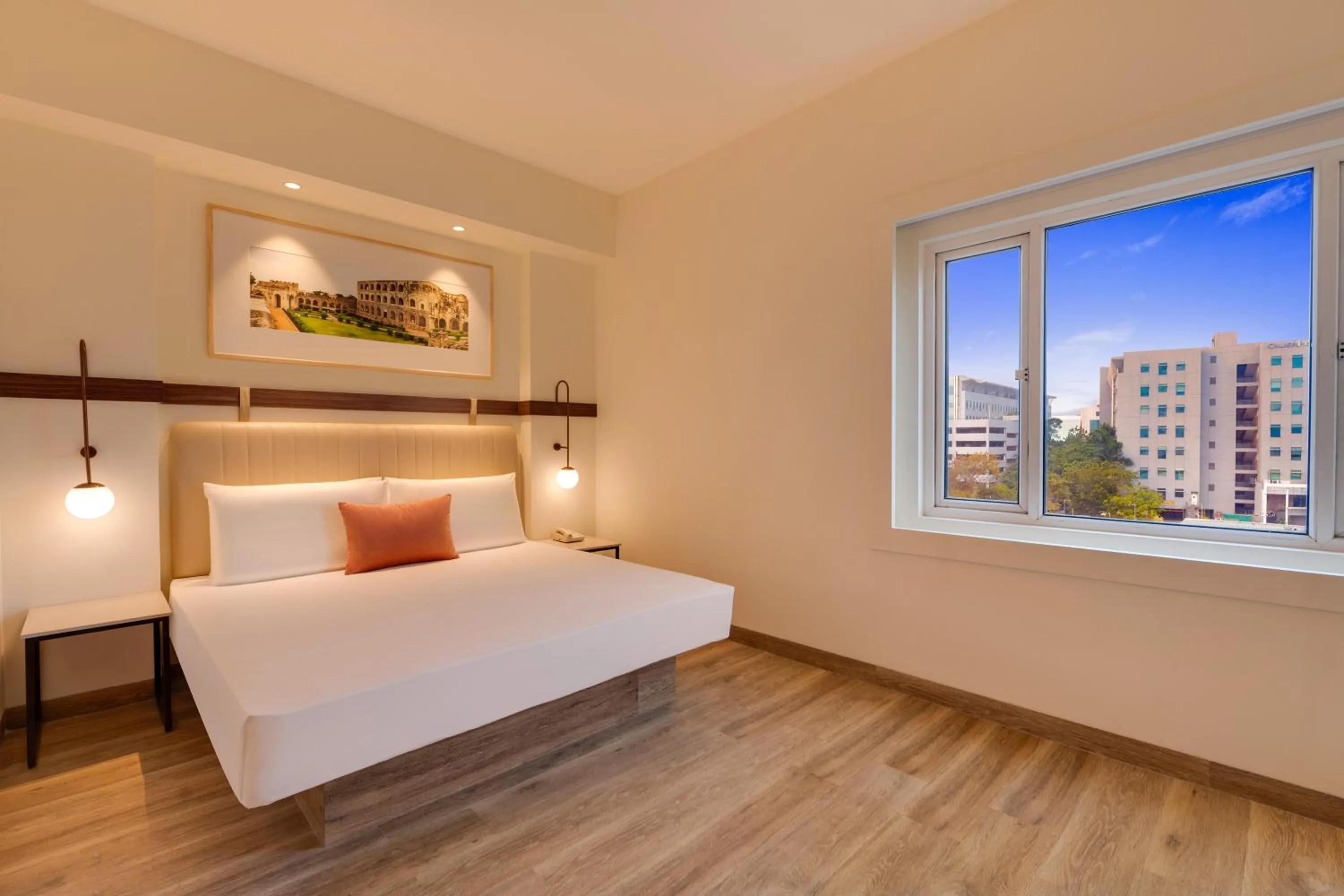 Bed in Red Fox by Lemon Tree Hotels, Hyderabad