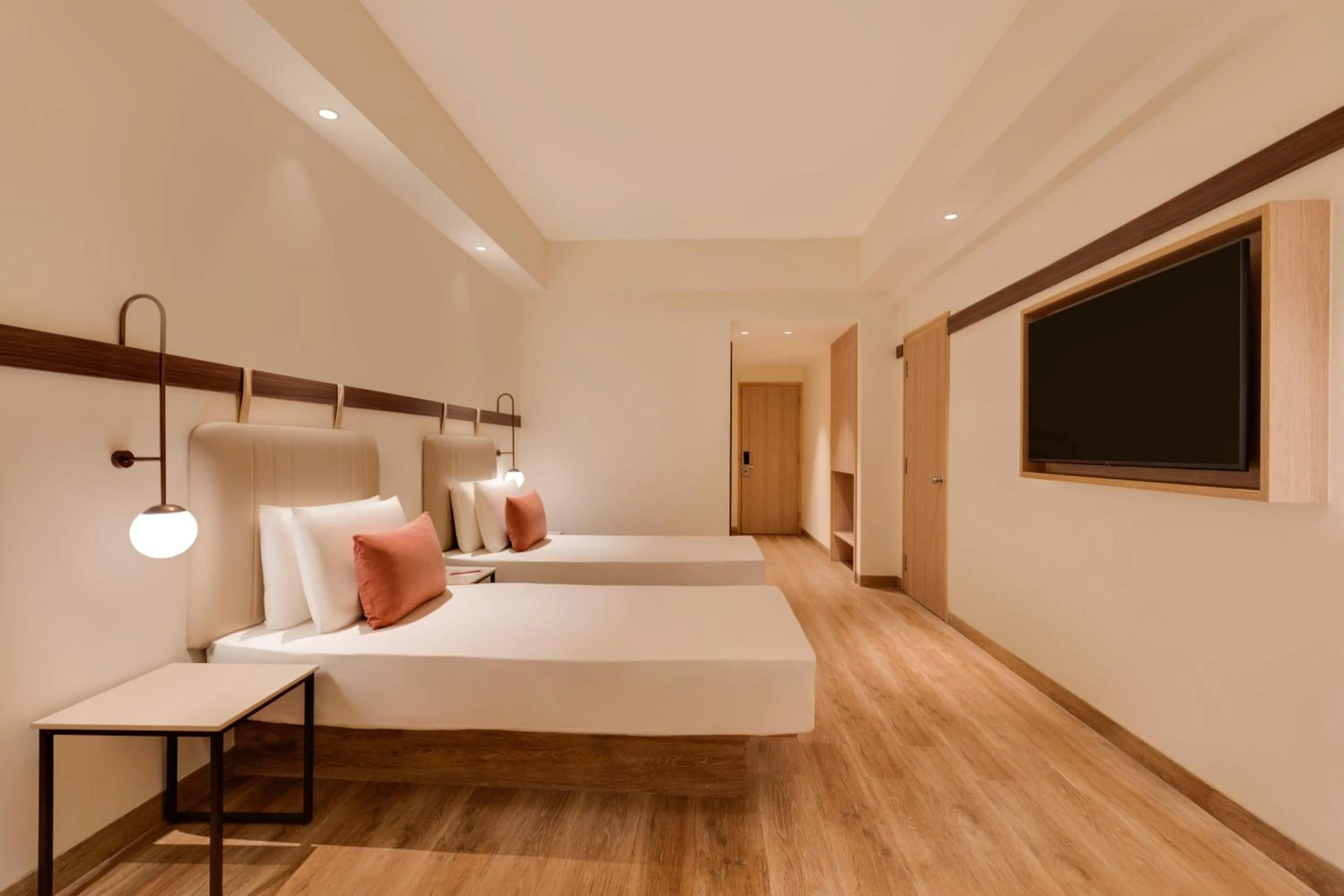 Bed in Red Fox by Lemon Tree Hotels, Hyderabad