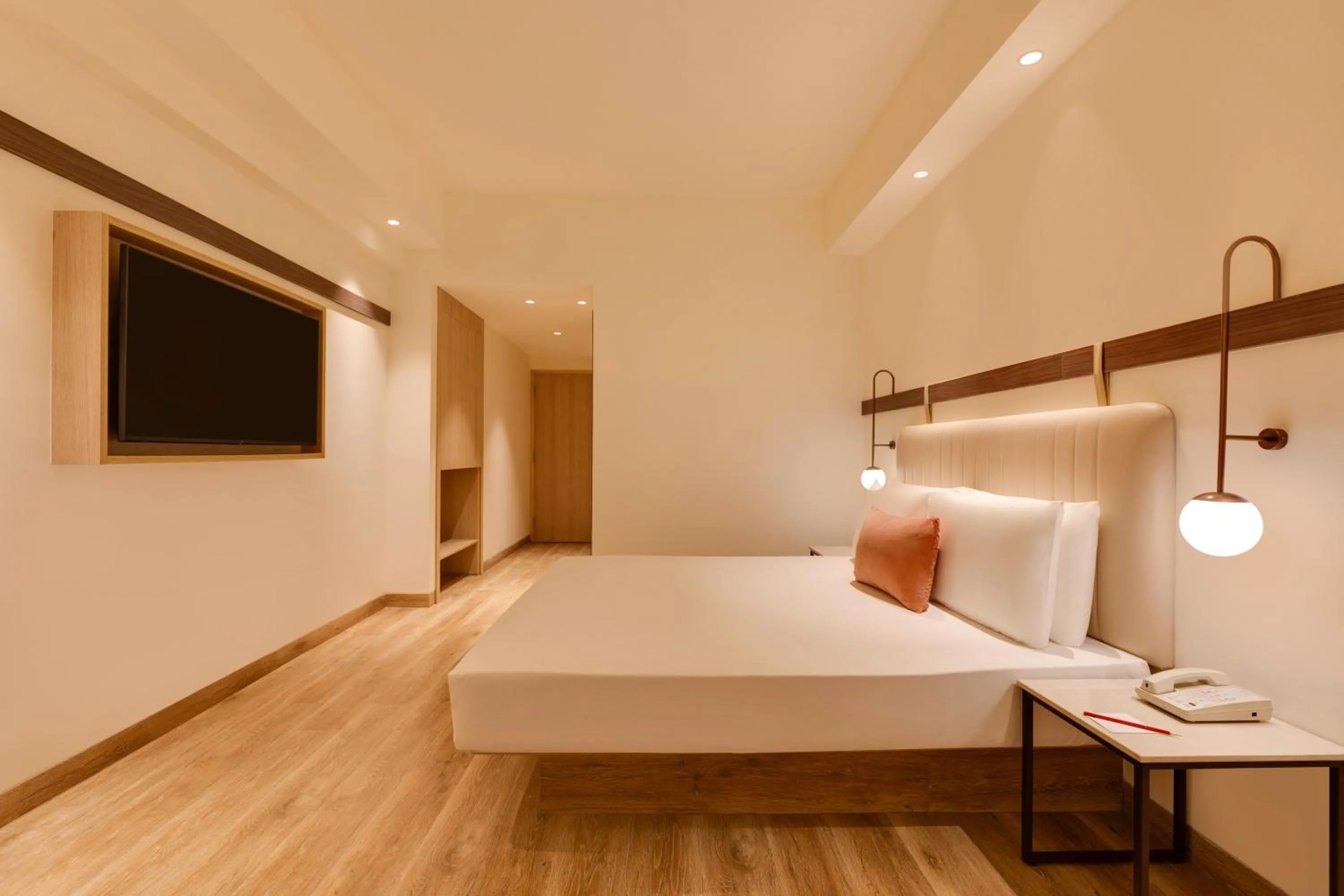 Bed in Red Fox by Lemon Tree Hotels, Hyderabad