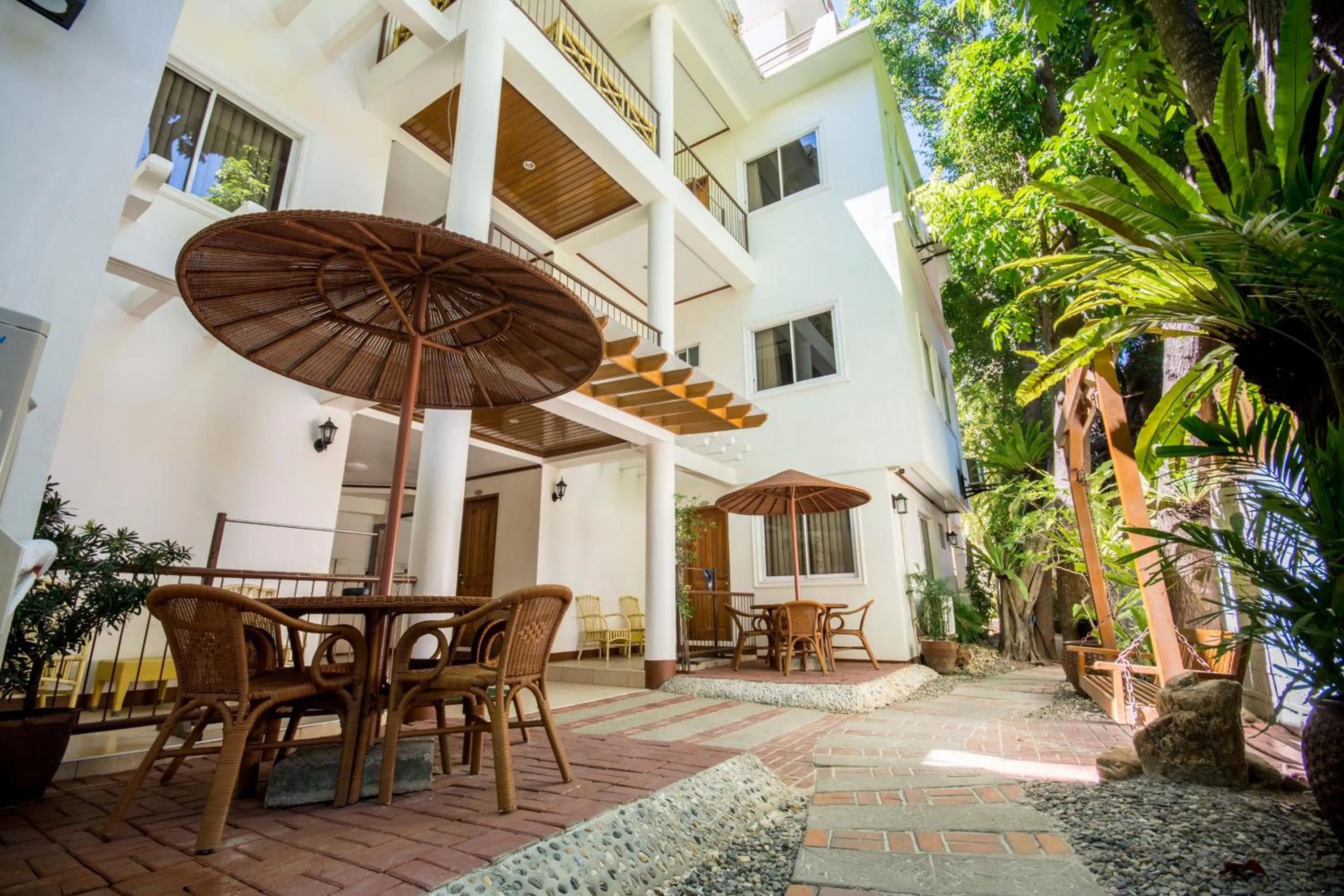 Patio in Sur Beach Resort Boracay