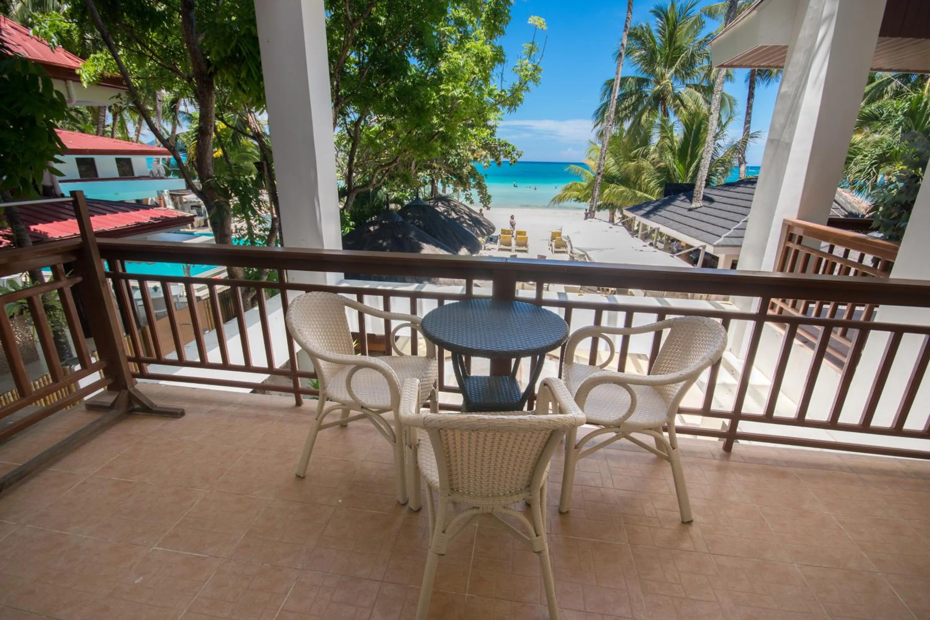 Balcony/Terrace in Sur Beach Resort Boracay
