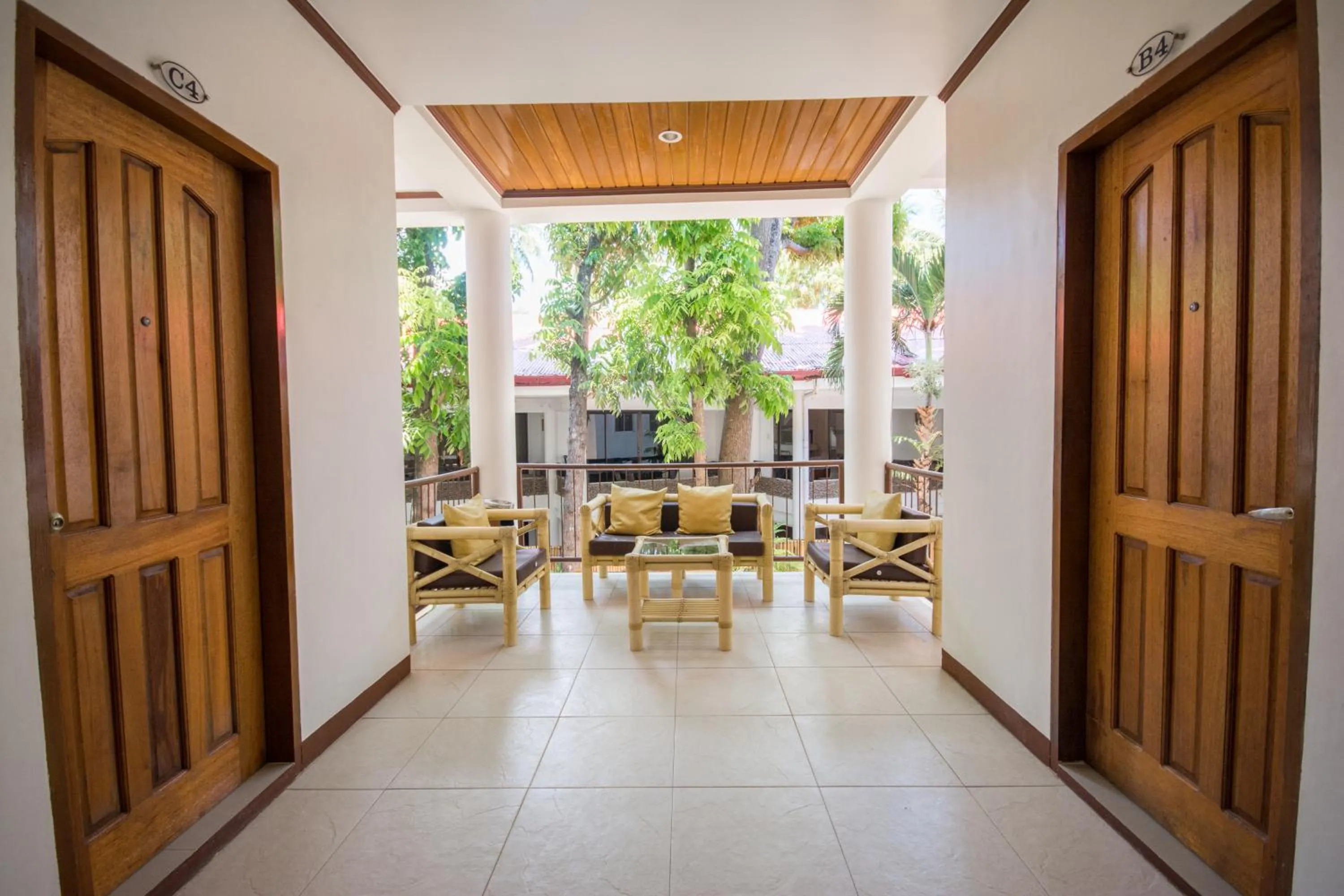 Balcony/Terrace in Sur Beach Resort Boracay