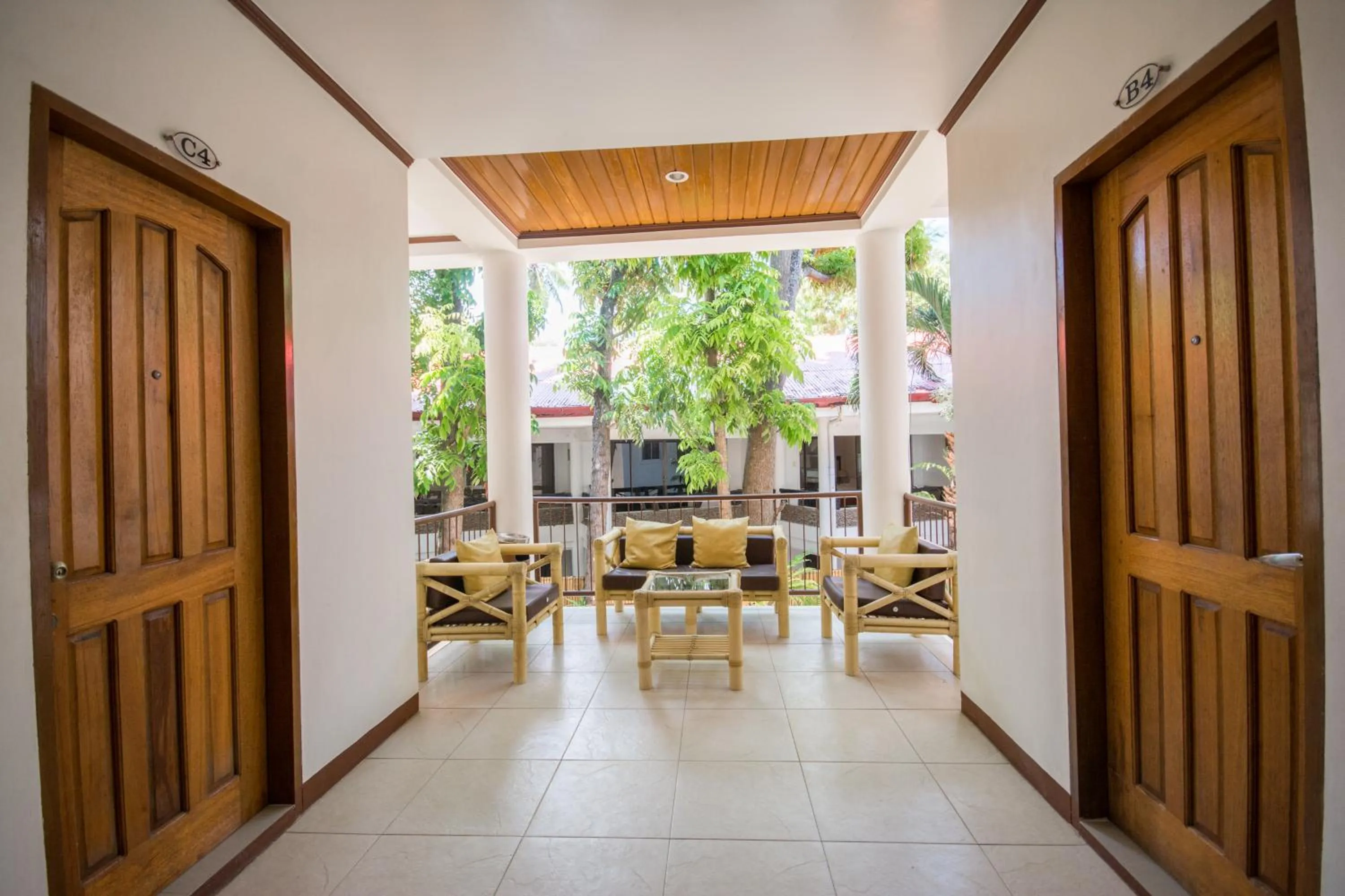 Patio in Sur Beach Resort Boracay