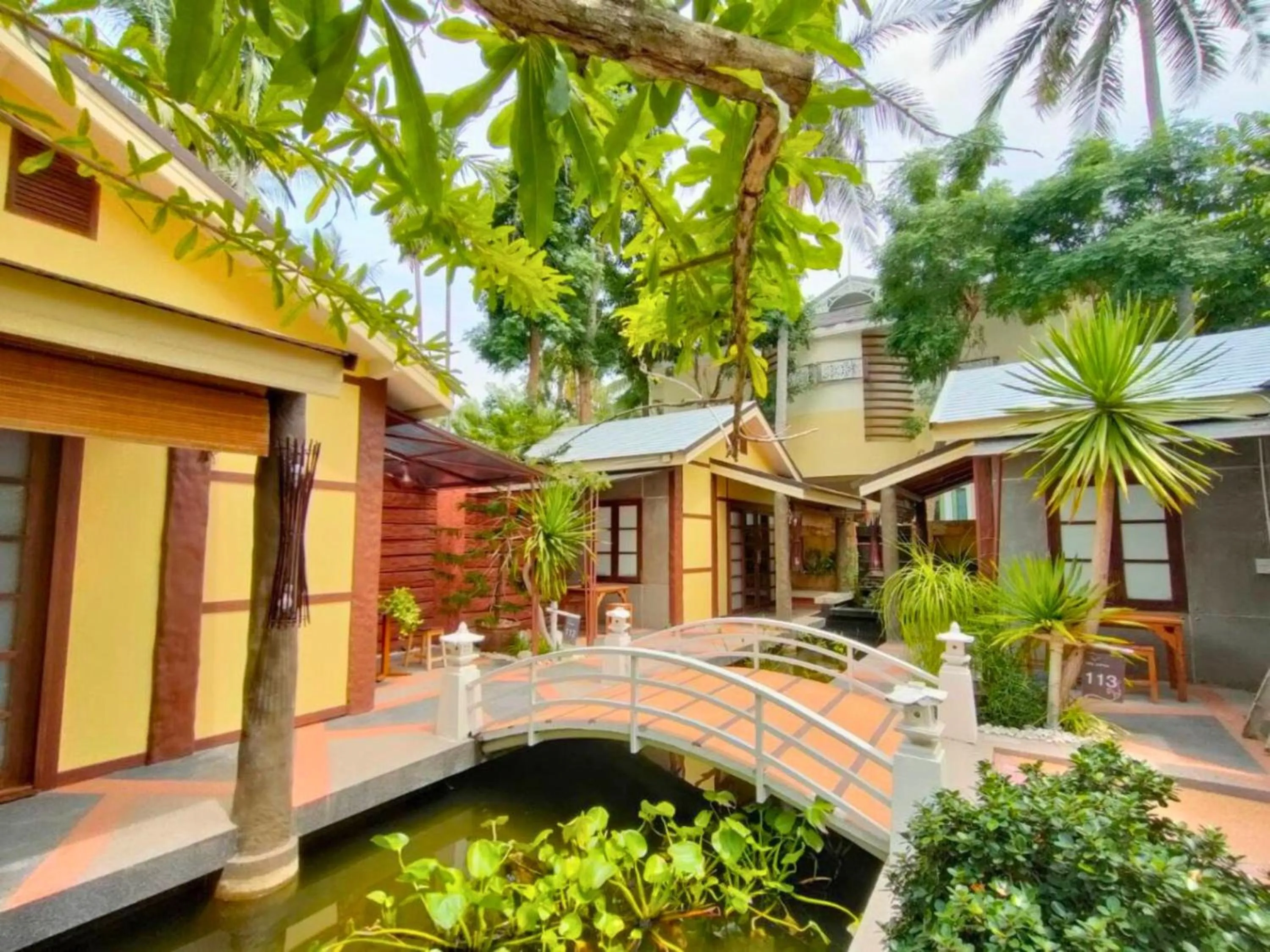 Property building in Vartika Resovilla Kuiburi Beach Resort and Villas