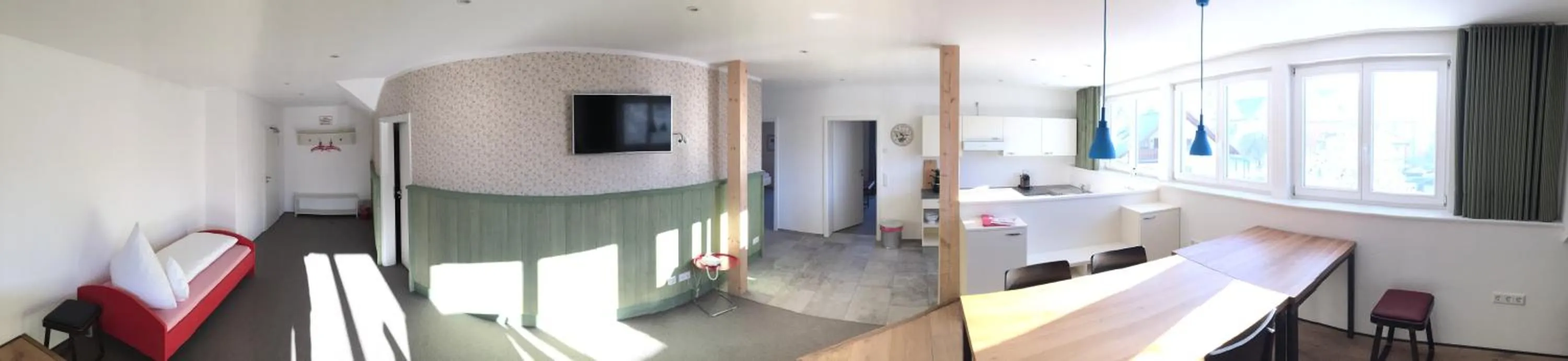 Living room, Bed in Gret-Stube