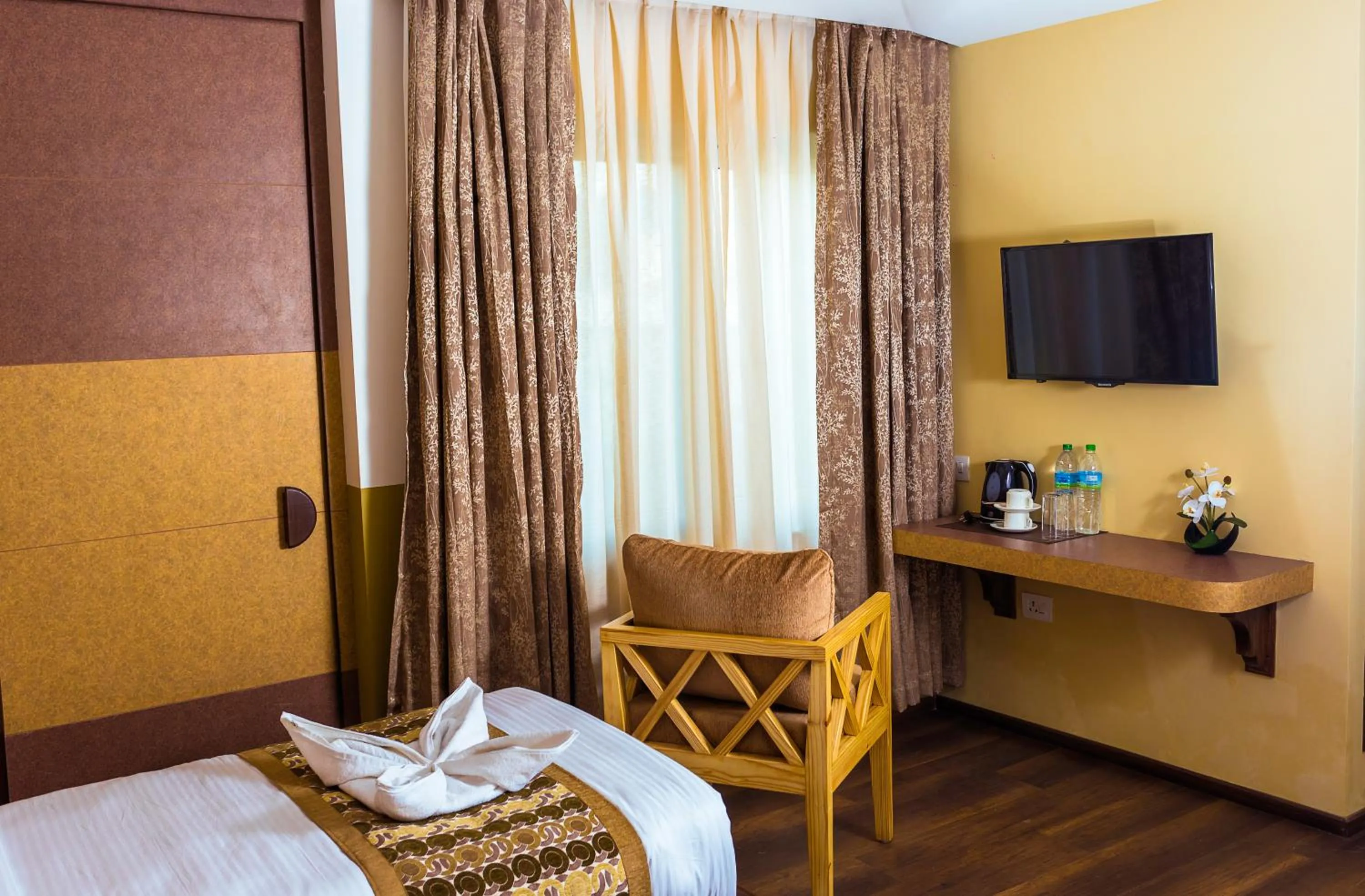 TV and multimedia, Bed in Bodhi Boutique Hotel