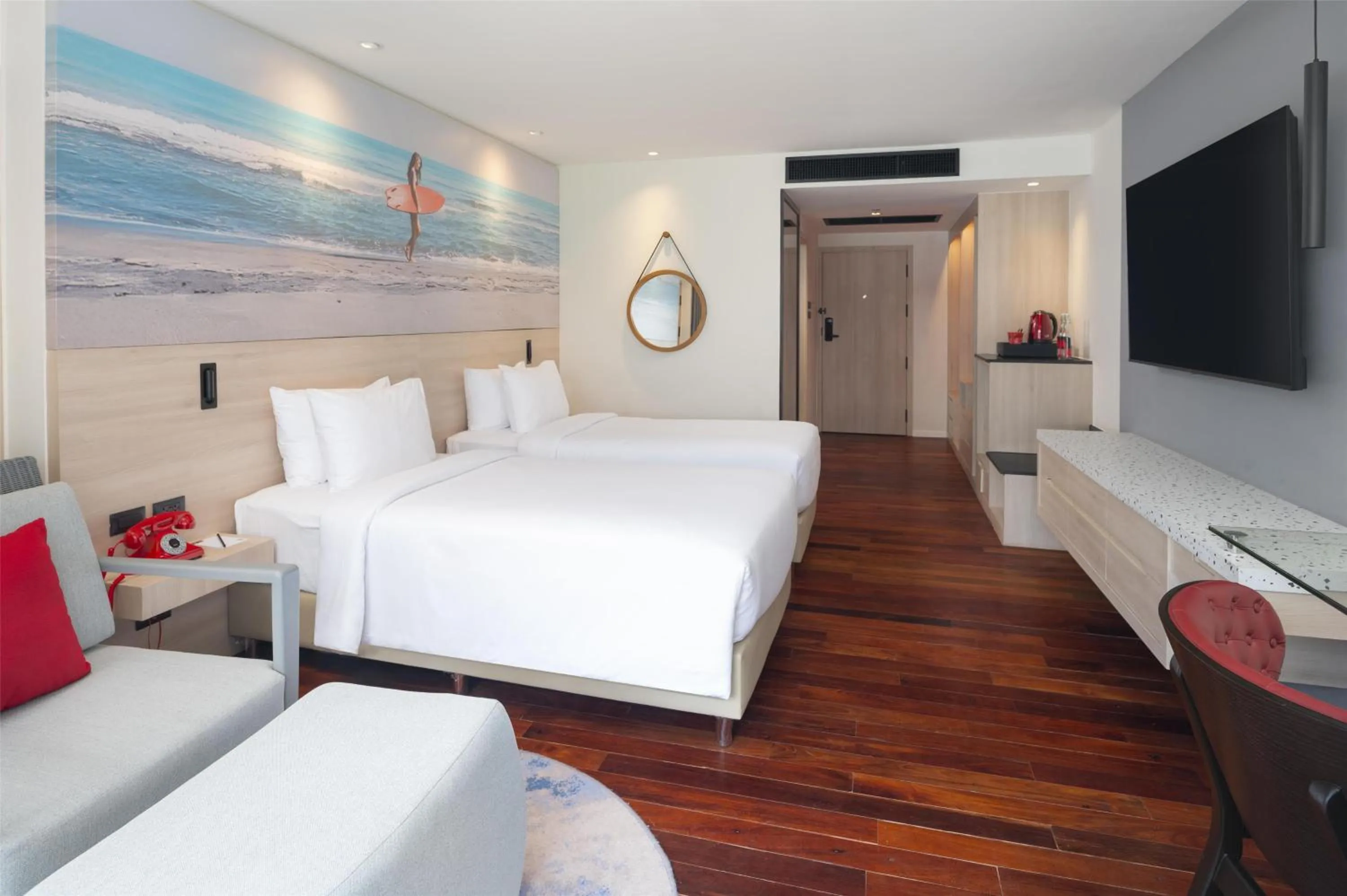 Bedroom, Bed in Radisson RED Phuket Patong Beach