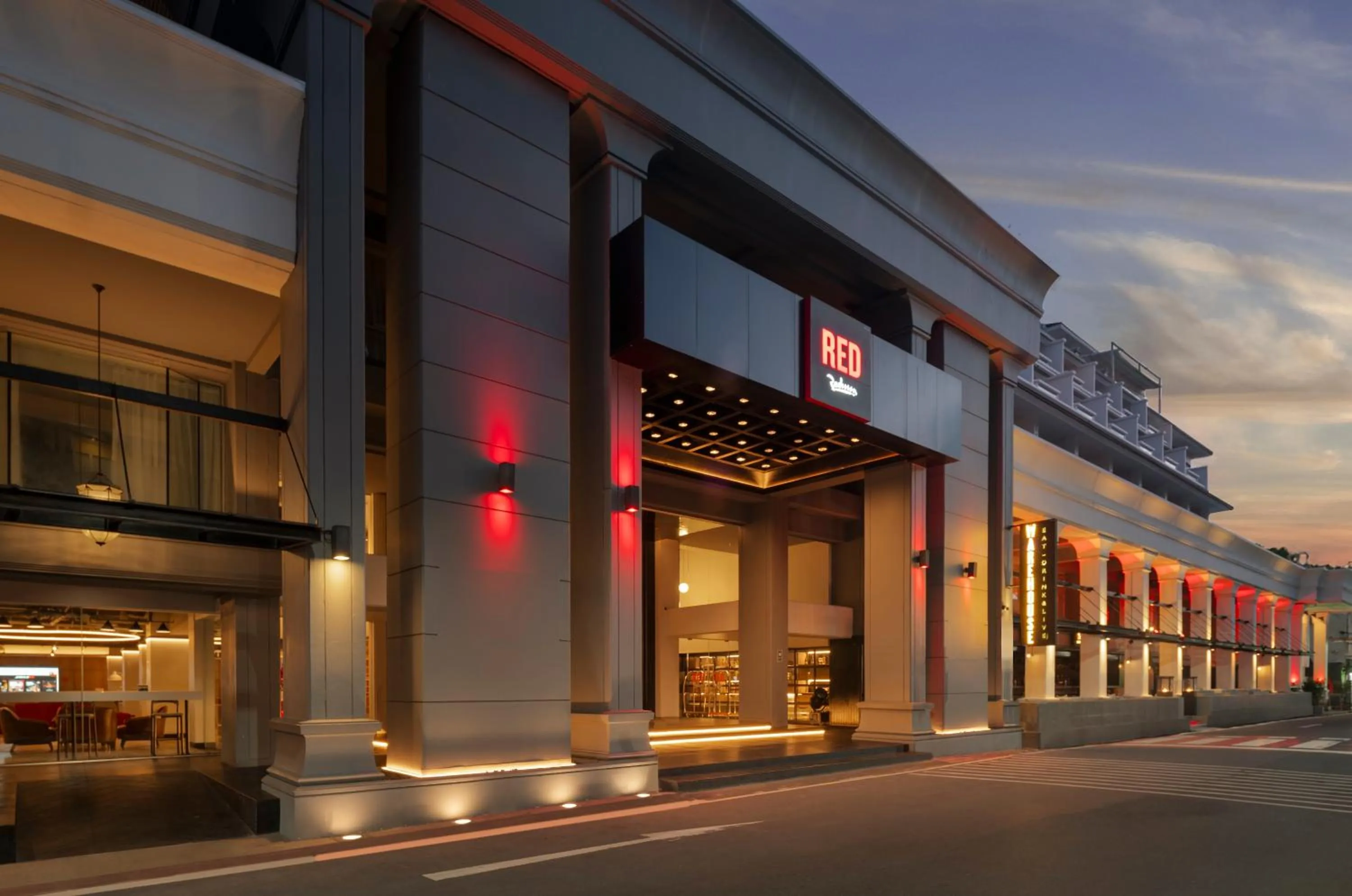 Property building in Radisson RED Phuket Patong Beach