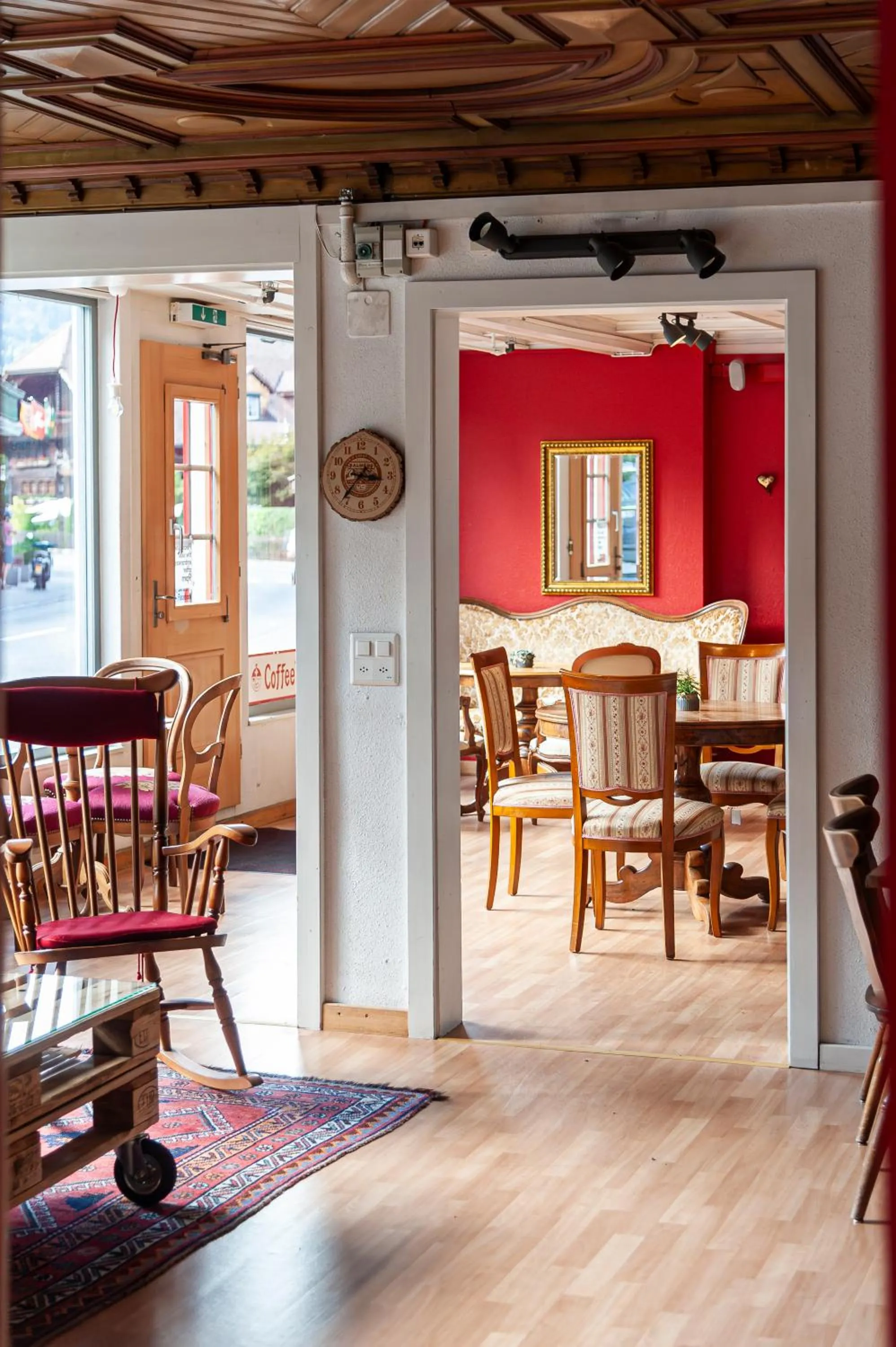 Living room in Balmers Hostel