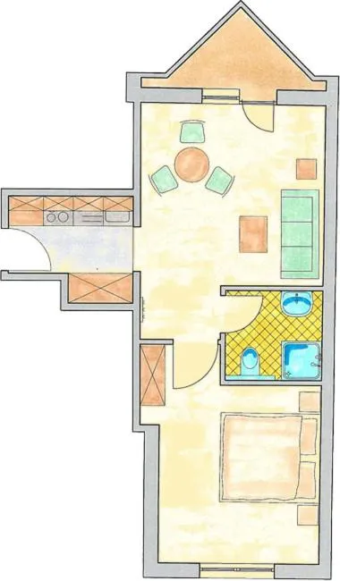 Floor plan in Hotel Idhof