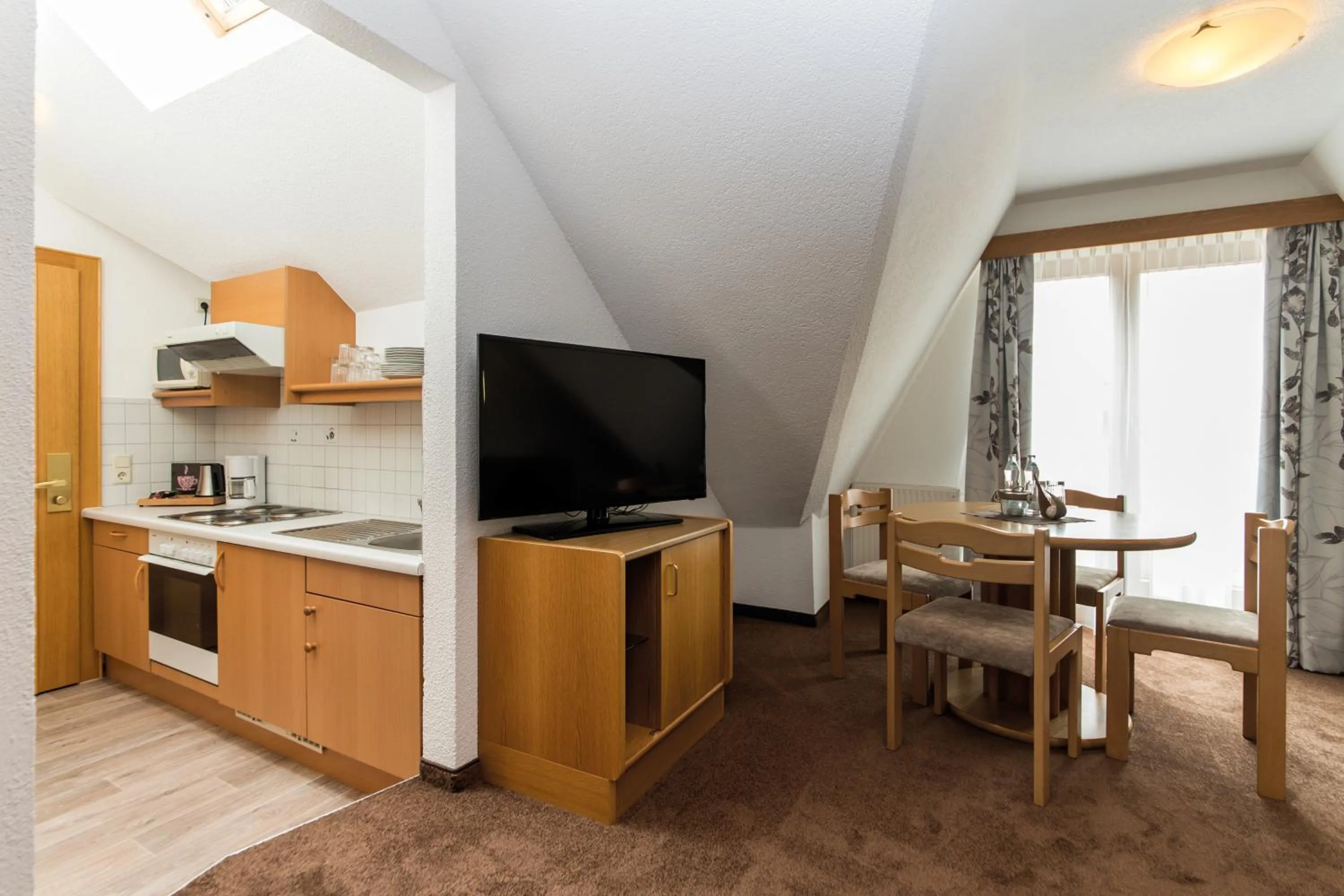 Kitchen or kitchenette in Hotel Idhof