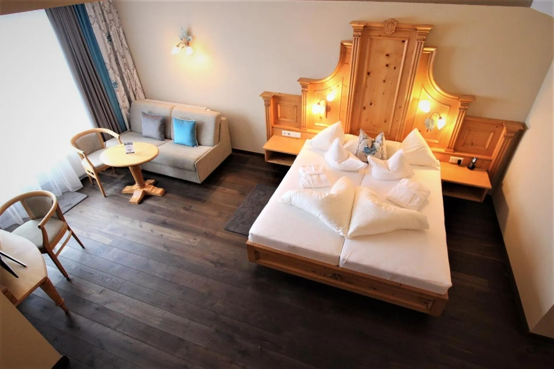 Bed in Alpenresidenz Ballunspitze - Kinderhotel