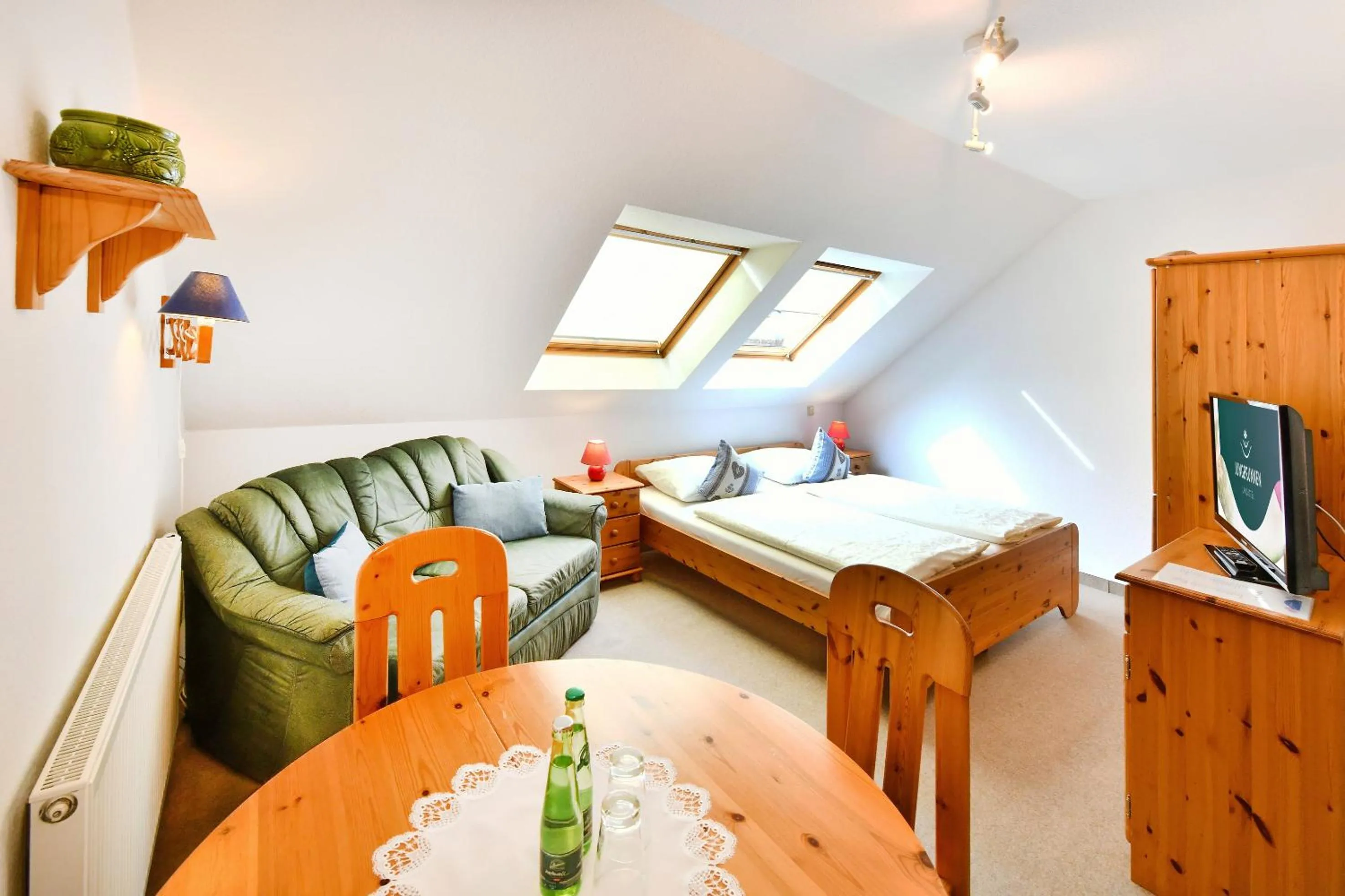 Photo of the whole room, Bed in Landhotel Jungbrunnen