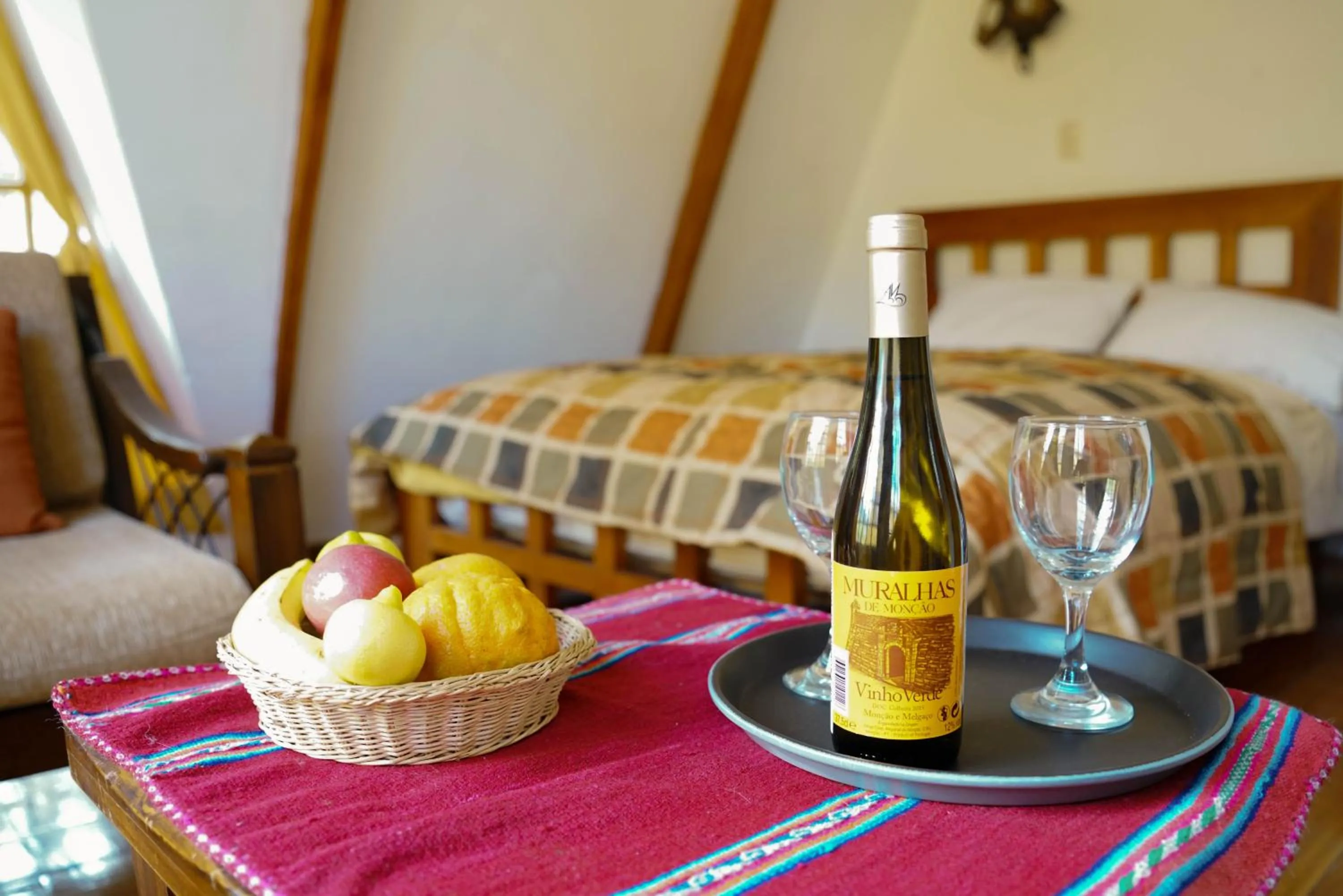 Food and drinks, Bed in Amaru Valle Hotel