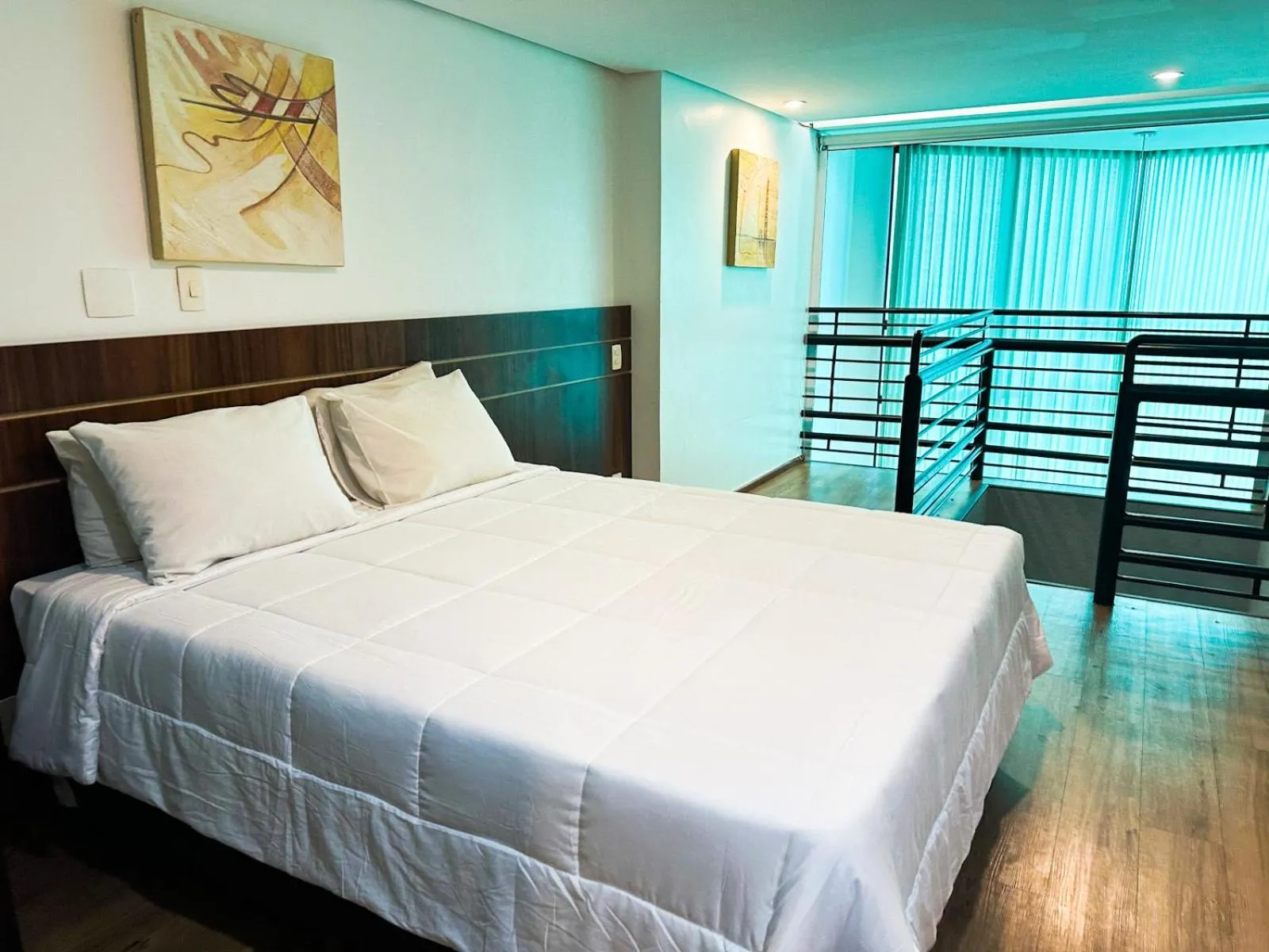 Bed in Bahamas Duplex by WS