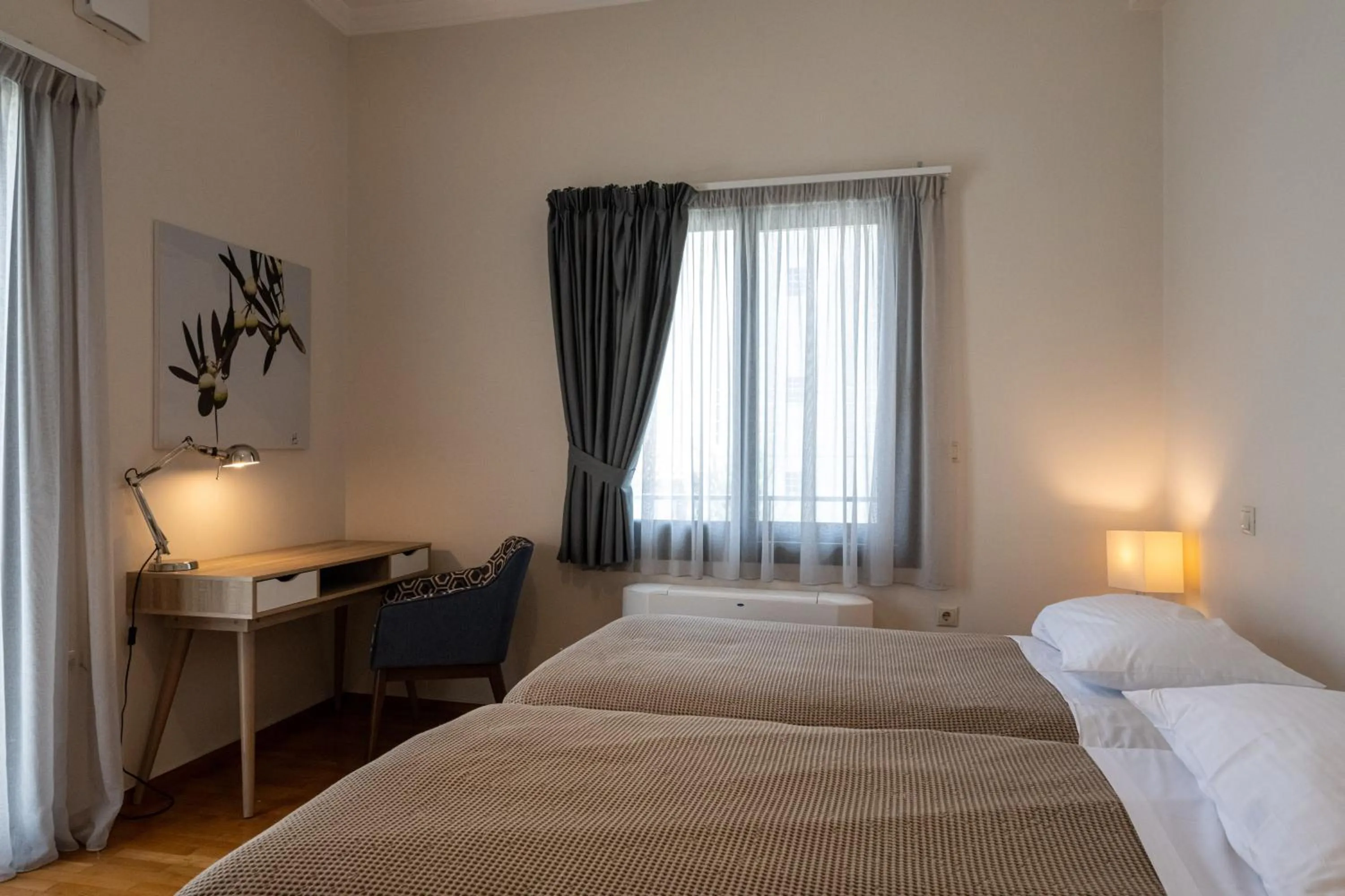 Bedroom, Bed in The Mansion - Kalamata Mediterranean Villas