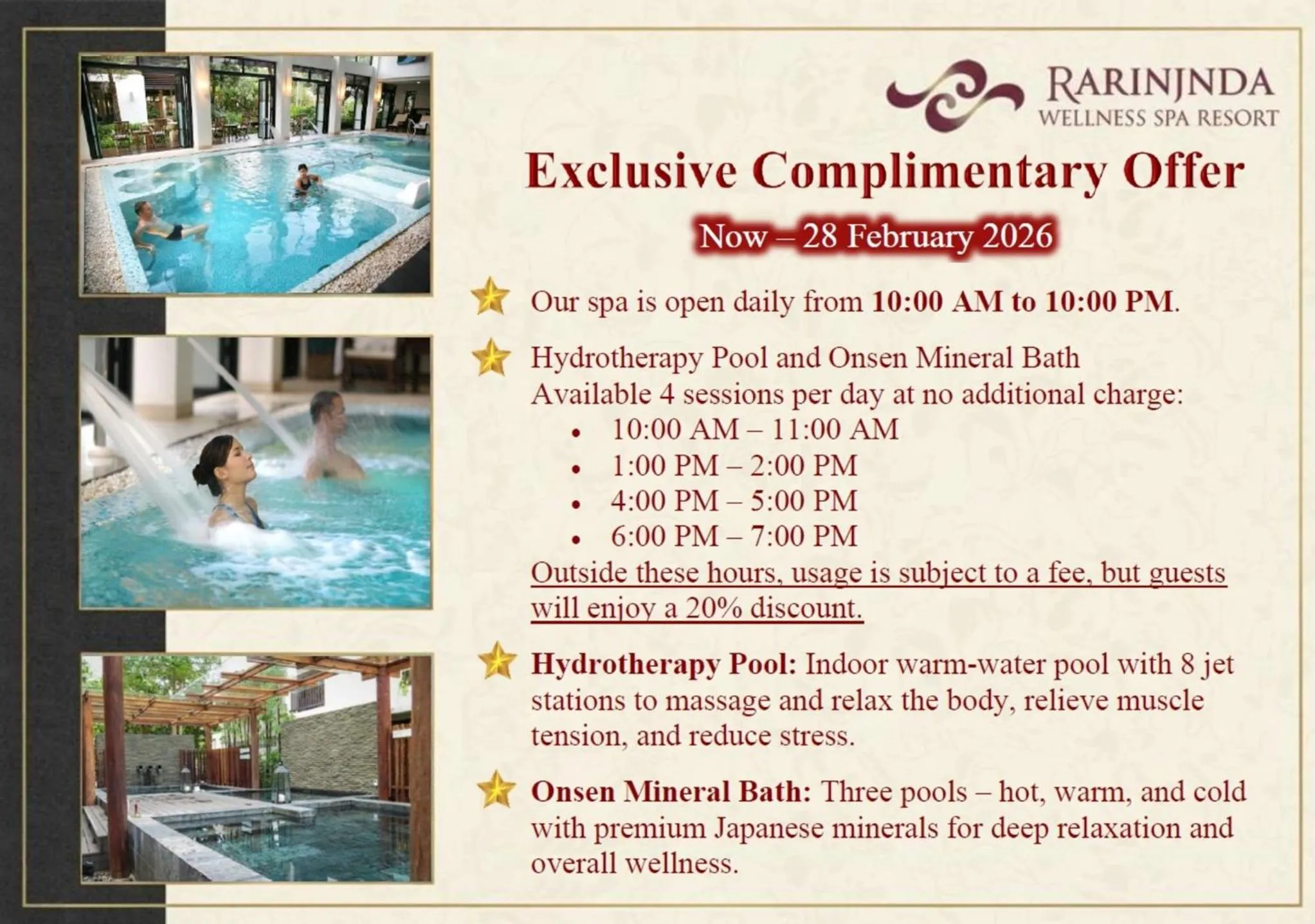Hot Tub in Rarin Jinda Wellness Spa Resort
