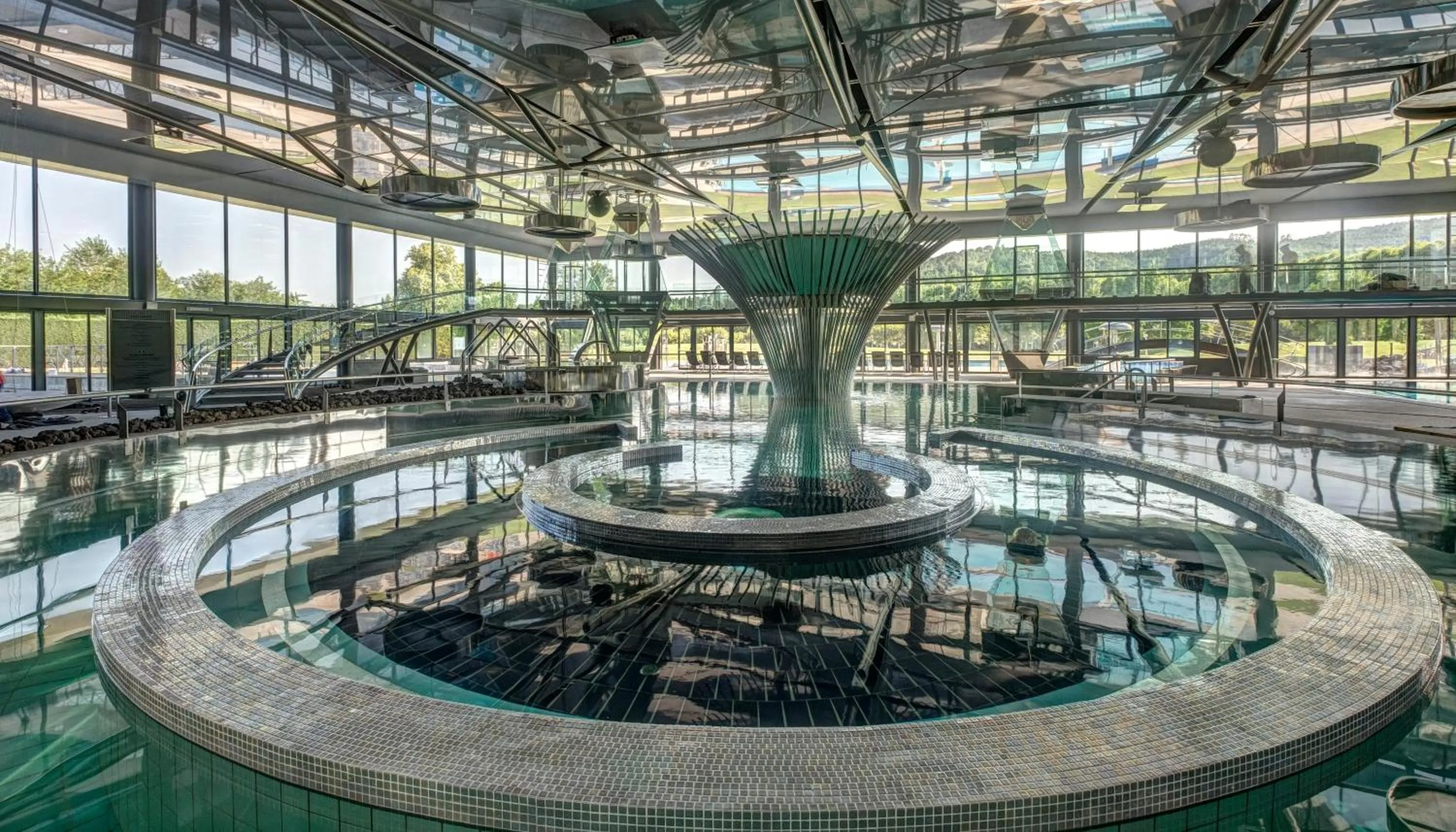 Hot Spring Bath in Hotel Balneari Termes Orion