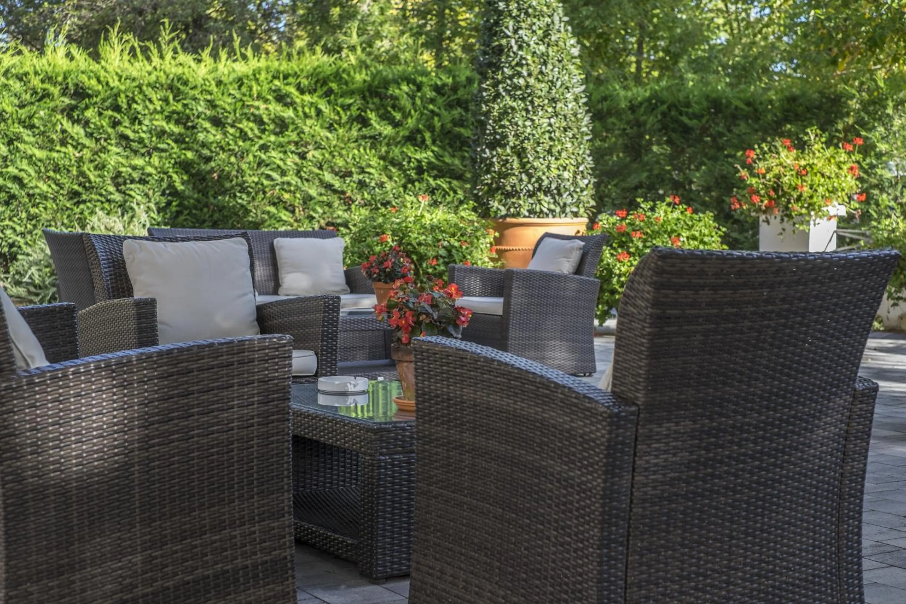 Patio in Hotel Balneari Termes Orion