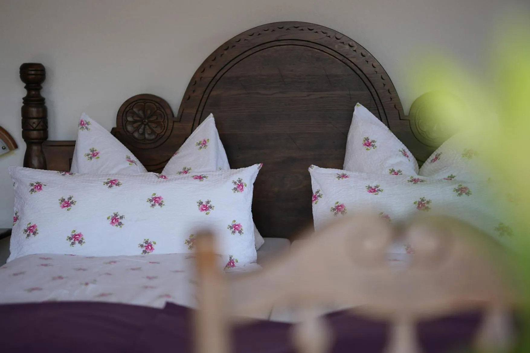 Bed in Hotel Adler